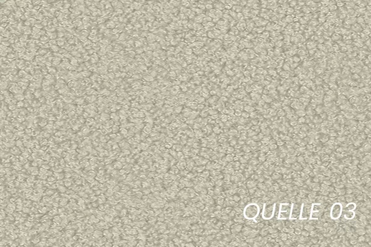 Čalúnená posteľ Cloud 180x200 s úložným priestorom - béžová bouclé Quelle 03 Posteľ čalúnená Cloud 180x200 S vnútorným úložným priestorom- Béžová bukla Quelle 03