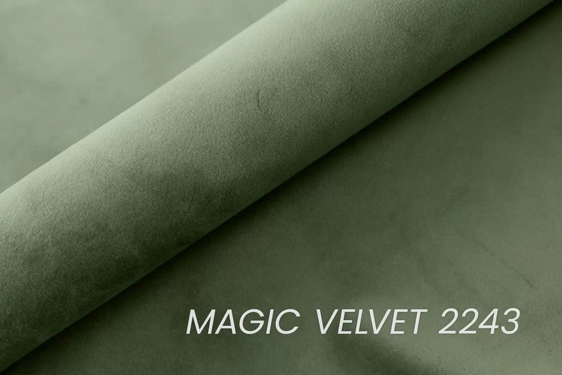 Čalouněná postel Misel 140x200 - zelený samet Magic Velvet 2243 / nohy wenge Postel čalouněné Misel 140x200 - zelená samet Magic Velvet 2243 / Nohy wenge