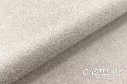 Čalúnená manželská posteľ Molino 160x200 s úložným priestorom - svetlobéžový velúr Castel 03 Posteľ čalúnená Molino 160x200 S vnútorným úložným priestorom- jasnobezowy velúr Castel 03 