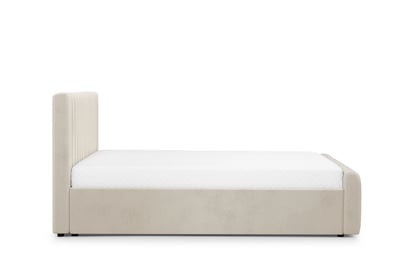 Posteľ čalúnená Nicole 160x200 S vnútorným úložným priestorom- béžový šenil Perfect harmony 07 Posteľ čalúnená Nicole 160x200 S vnútorným úložným priestorom- béžový šenil Perfect harmony 07