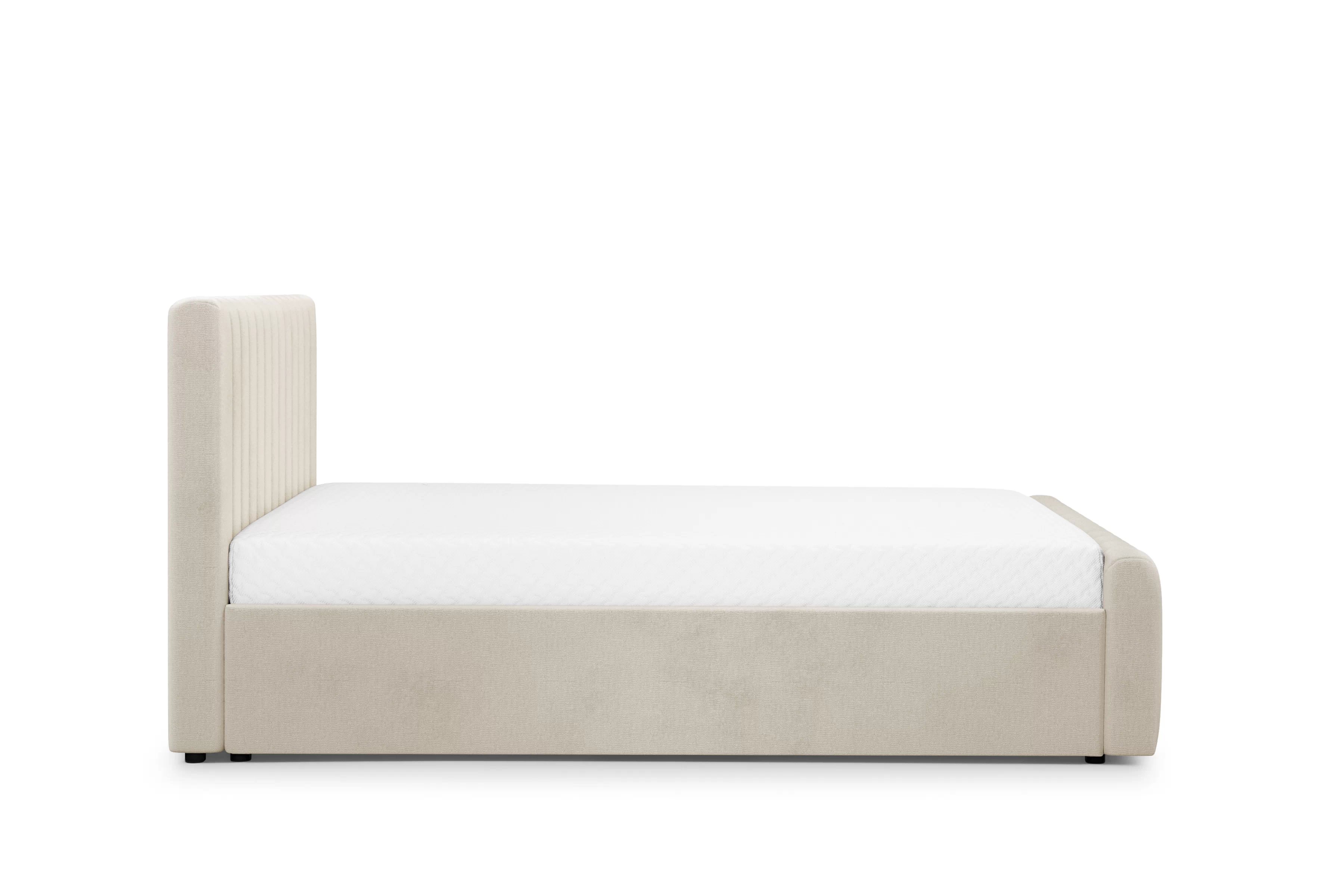 Postel čalouněné Nicole 160x200 s úložným prostorem- béžová šenil Perfect harmony 07 Postel čalouněné Nicole 160x200 s úložným prostorem- béžová šenil Perfect harmony 07