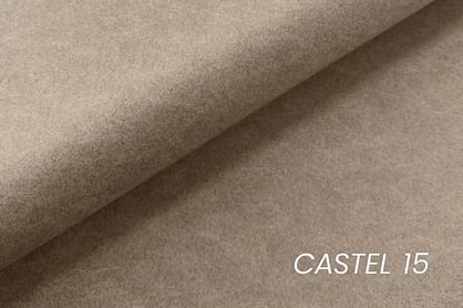 Čalouněná postel Tesia 180x200 s úložným prostorem - béžový samet Castel 15 Postel čalouněné Tesia 180x200 s úložným prostorem- béžová samet Castel 15