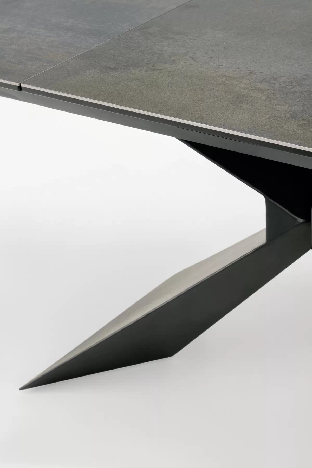 Rozkládací stůl Luciano 180x230x90 cm - modrý mramor / černá luciano Stůl rozkládací