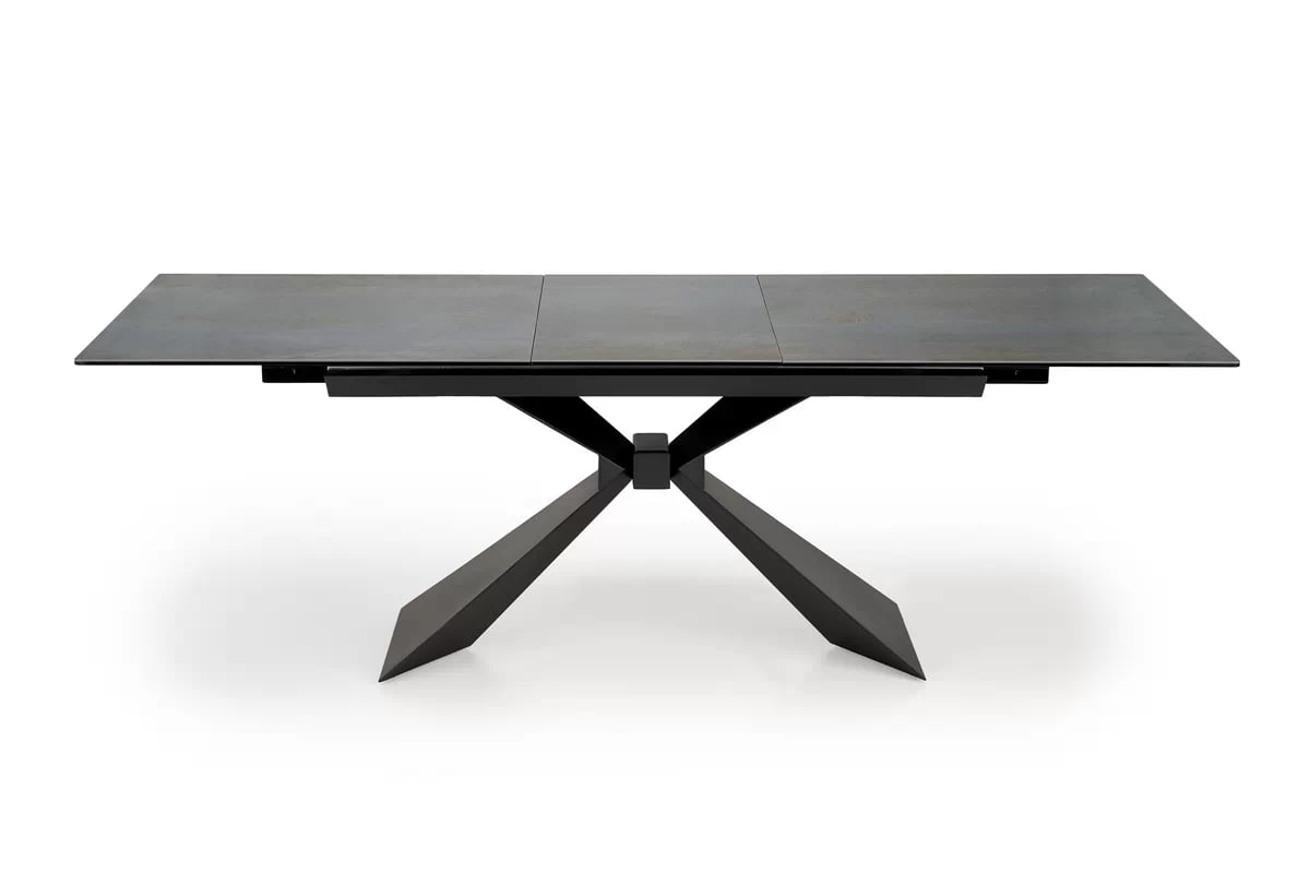 Rozkládací stůl Luciano 180x230x90 cm - modrý mramor / černá luciano Stůl rozkládací