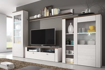 Unitate de perete living Larona 10 - sibiu larche / sonoma truffel