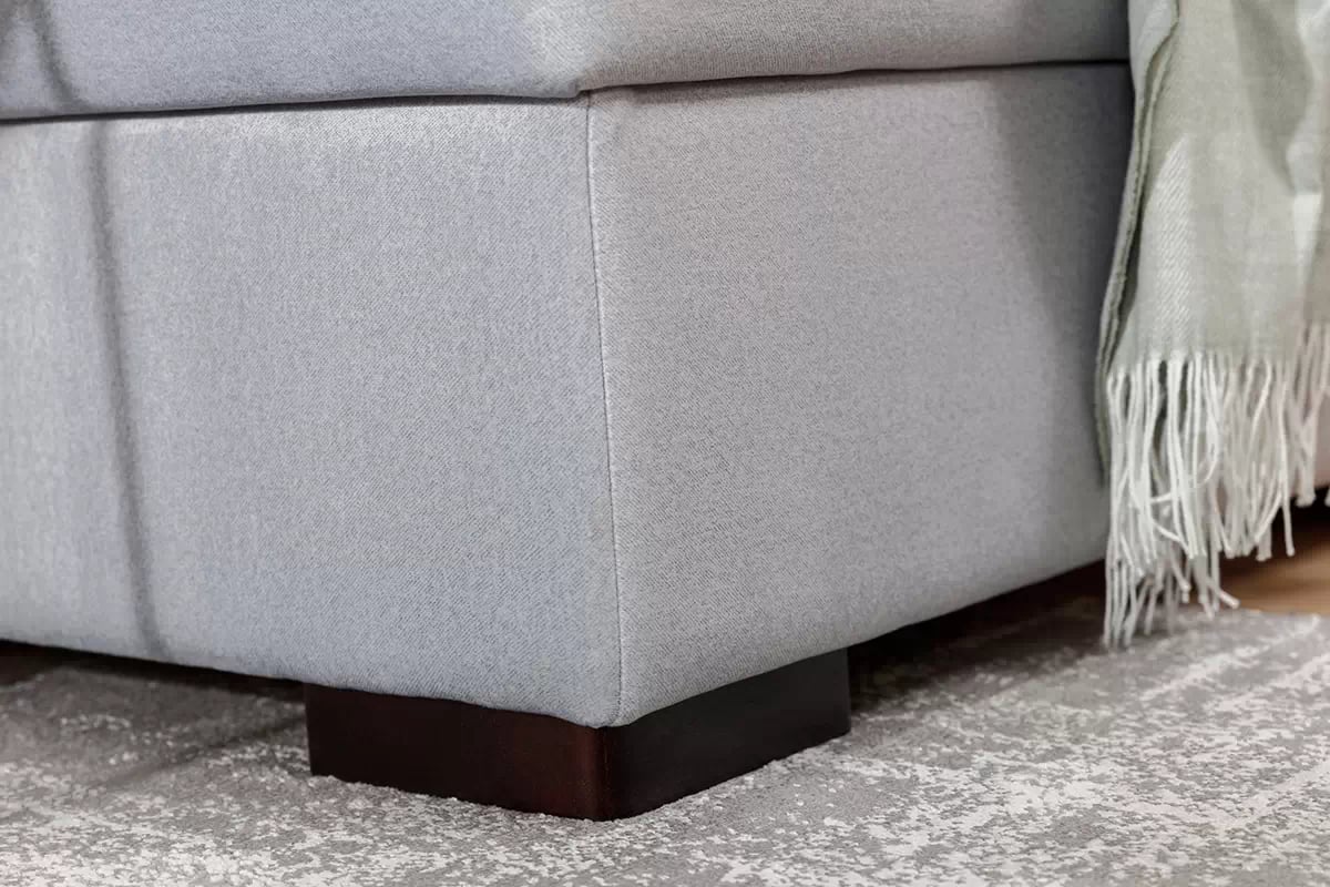 Rozkládací rohová sedací souprava Modeno U Rohová sedací souprava Modeno U z drewnianymi nozkami 