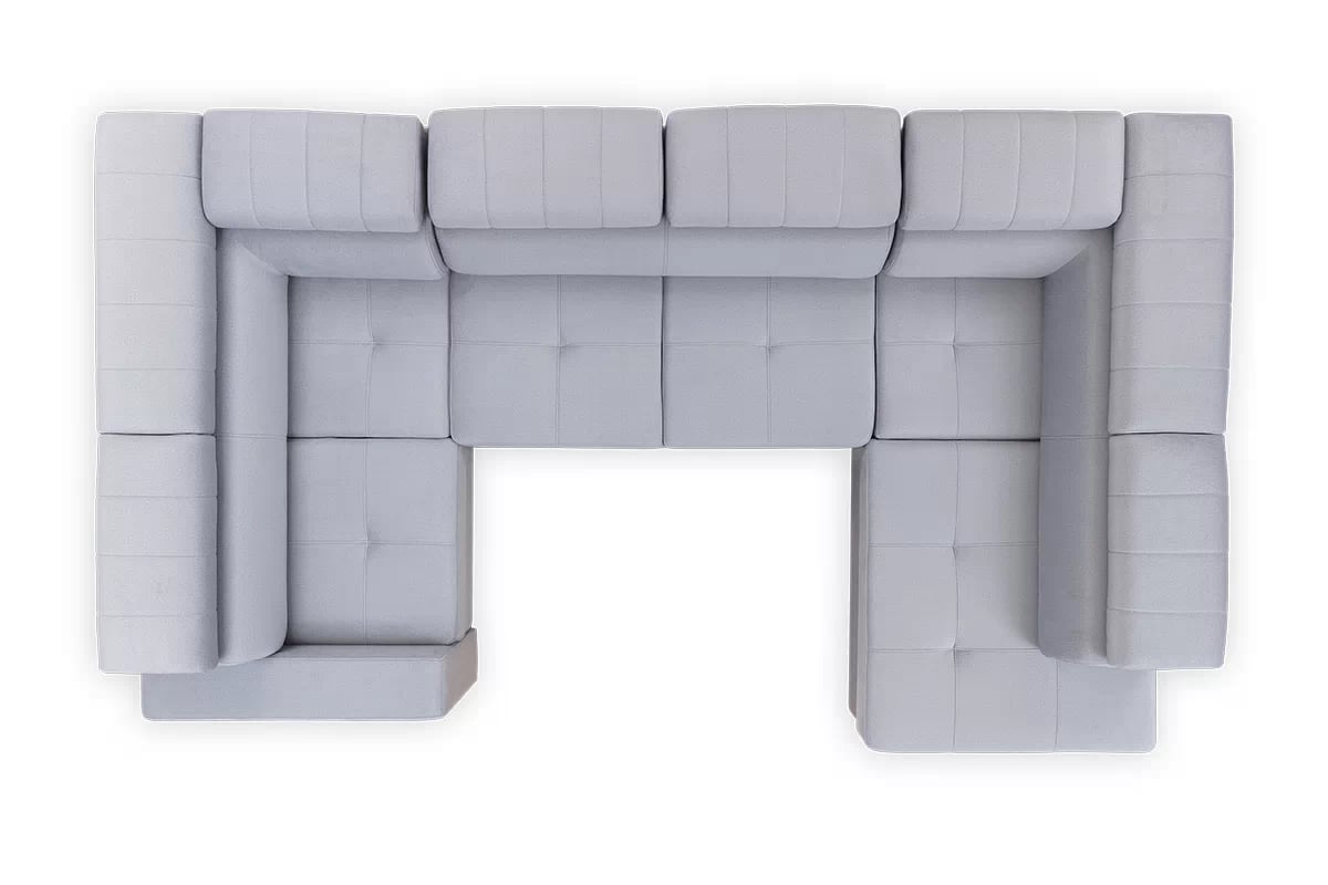 Rozkládací rohová sedací souprava Modeno U Rohová sedací souprava Modeno U z zaglowkami 