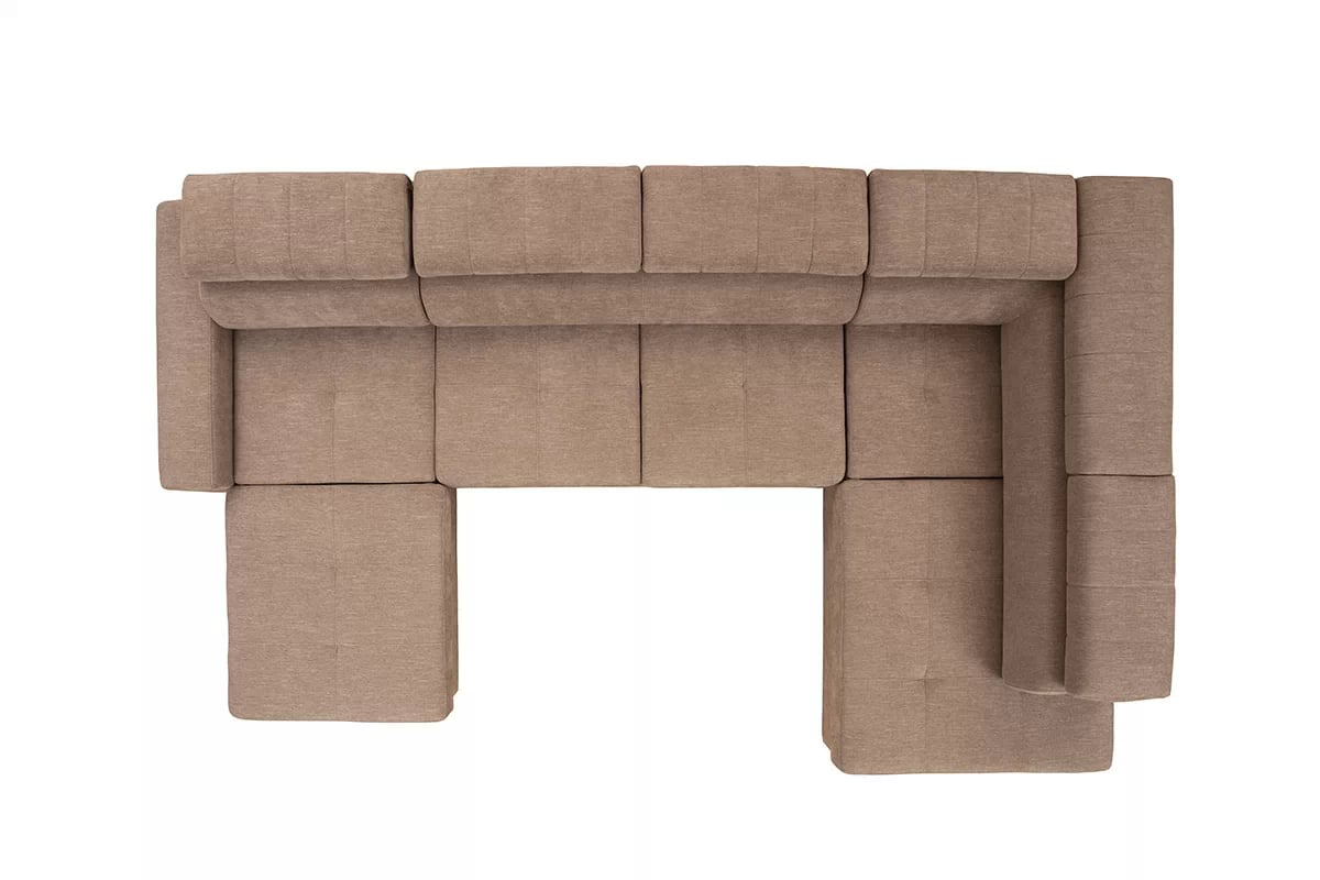 Rozkladacia rohová sedacia súprava Modeno U II Rohová sedacia súprava Modeno z zaglokami