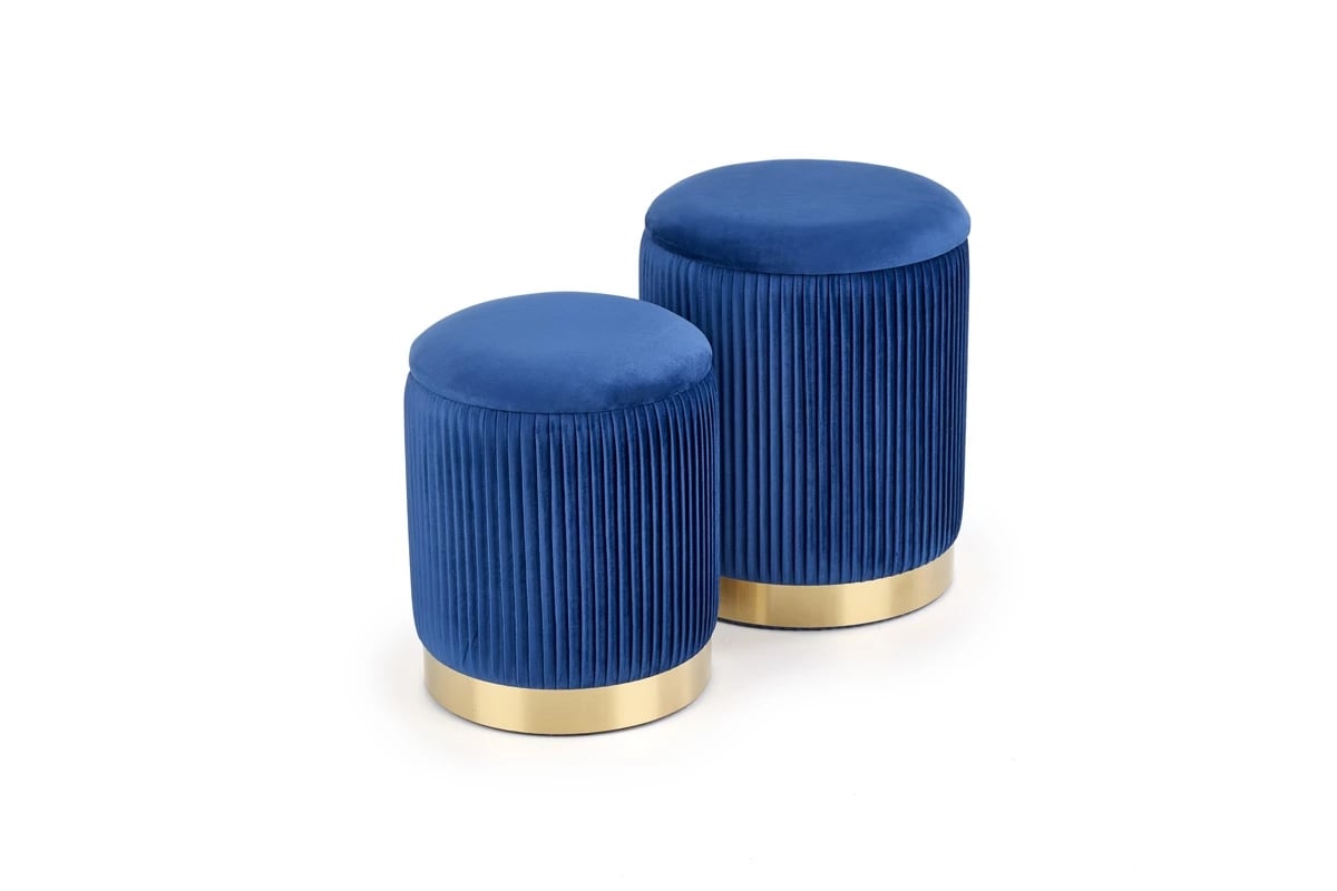 MONTY set taburetiek 2 ks, tmavomodrá MONTY set taburetiek 2ks, námornícka modrá (1p=2kpl) 