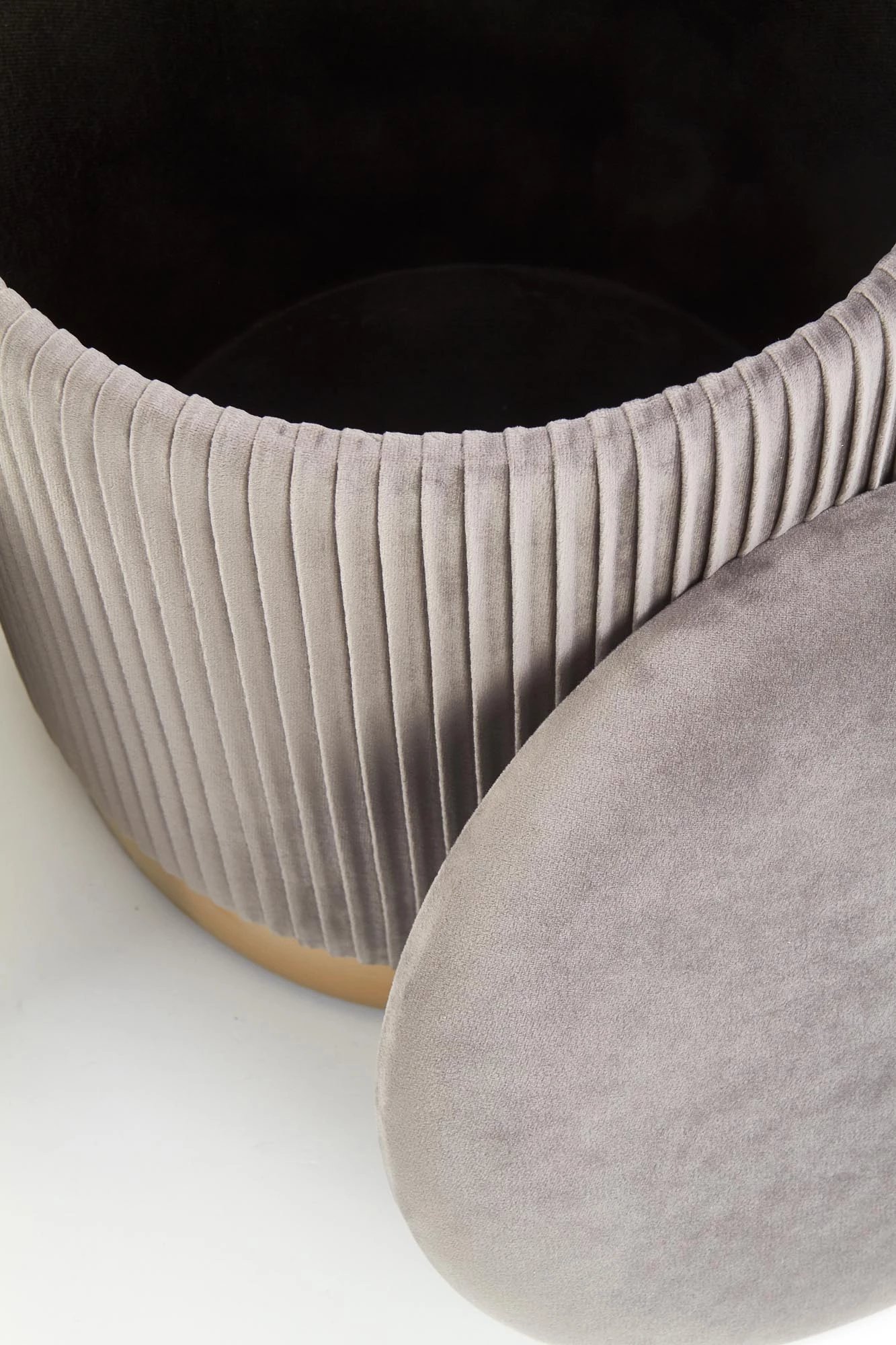 Sada taburetů Monty 2 ks - popelavá monty Komplet 2 puf, Popelový