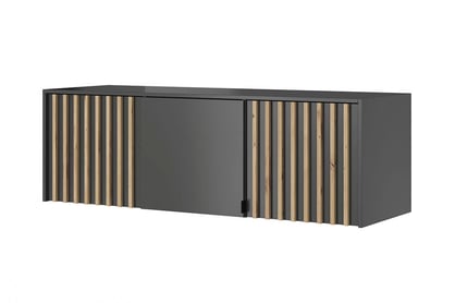 Suprapozabil pentru dulap Neria 155 cm - grafit / stejar artisan