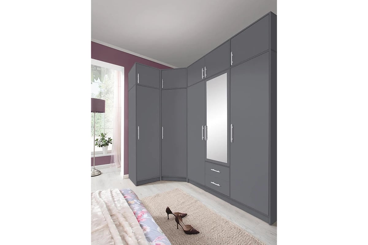 Nadstavec do skrine Smart SRN3 - 100 cm - antracitová Skrine do šatníka s nadstavcami