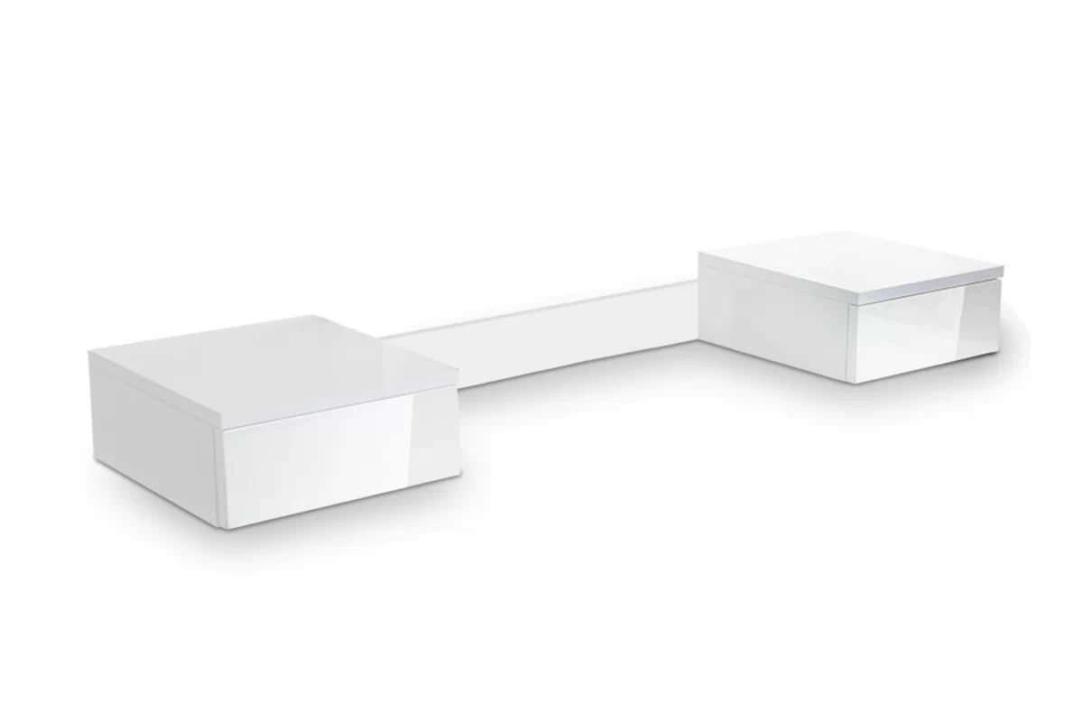 Nadstavec do Toaletné stolíky Combo 15 - Biely/MDF biely lesk - Koncovka Série Nadstawka do toaletki Combo 15 - biały/MDF biały połysk - Wyprzedaż