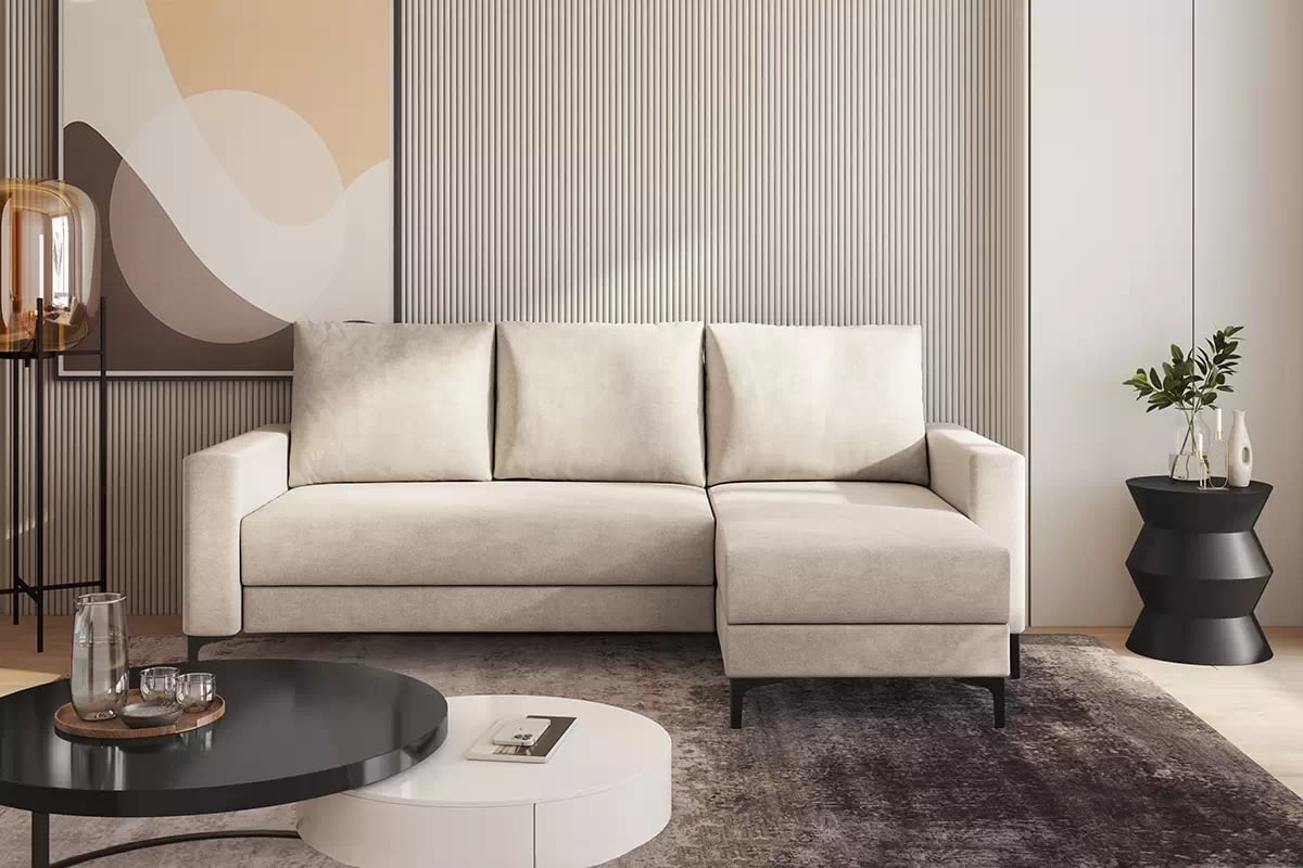 Rozkládací rohová sedací souprava Picolo Rohová sedací souprava s funkcí spaní Picolo - potahová látka Cloud 03