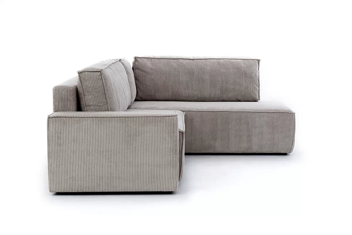 Rohová rozkladacia sedacia súprava Flabio L Pravá - béžový menčester Lincoln 83 Rohová sedacia súprava Flabio L bok mebla