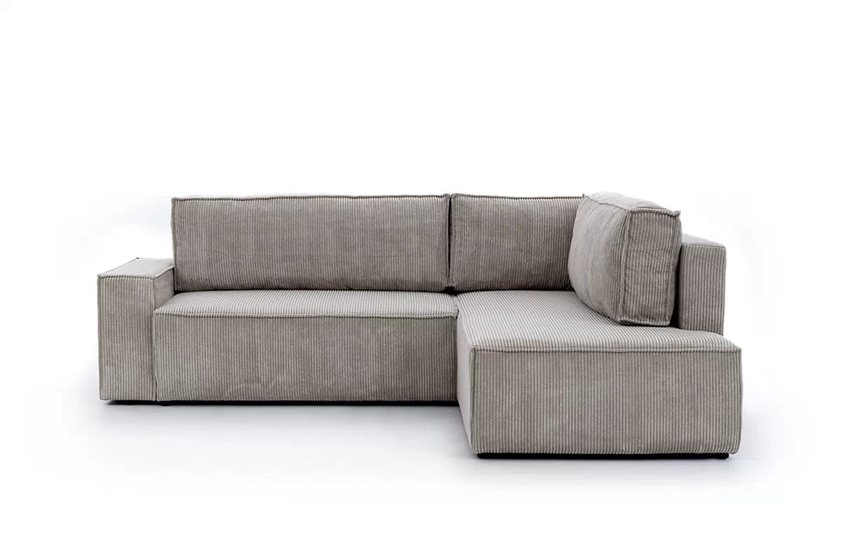 Rohová rozkladacia sedacia súprava Flabio L Pravá - béžový menčester Lincoln 83 Rohová sedacia súprava Flabio L