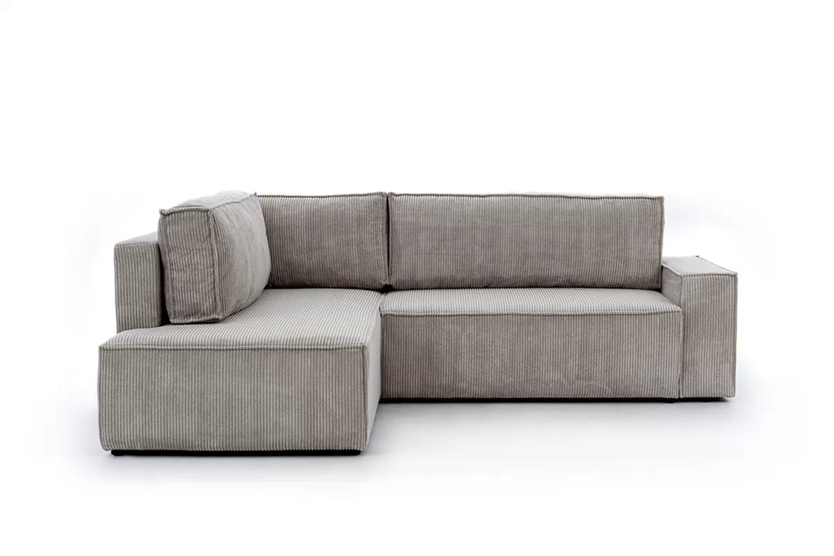 Rozkládací rohová sedací souprava Flabio L levá - béžová Lincoln 83 Rohová sedací souprava Flabio L