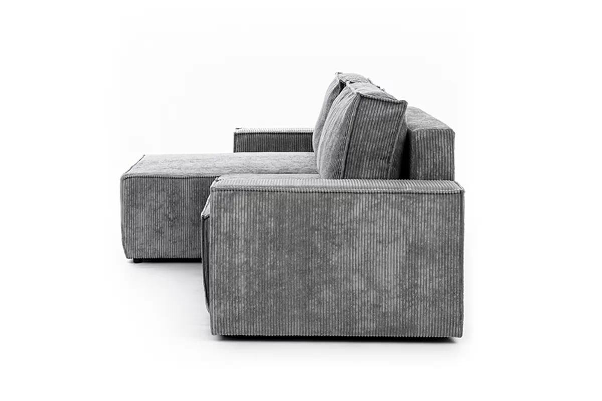 Rohová sedacia súprava ľavá rozkladacia Flabio Mini - šedý menčester Lincoln 90 Rohová sedacia súprava Flabio Mini