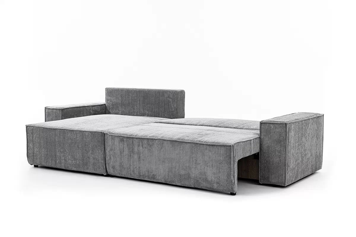 Rohová sedacia súprava ľavá rozkladacia Flabio Mini - šedý menčester Lincoln 90 Rohová sedacia súprava Flabio Mini rozkladanie