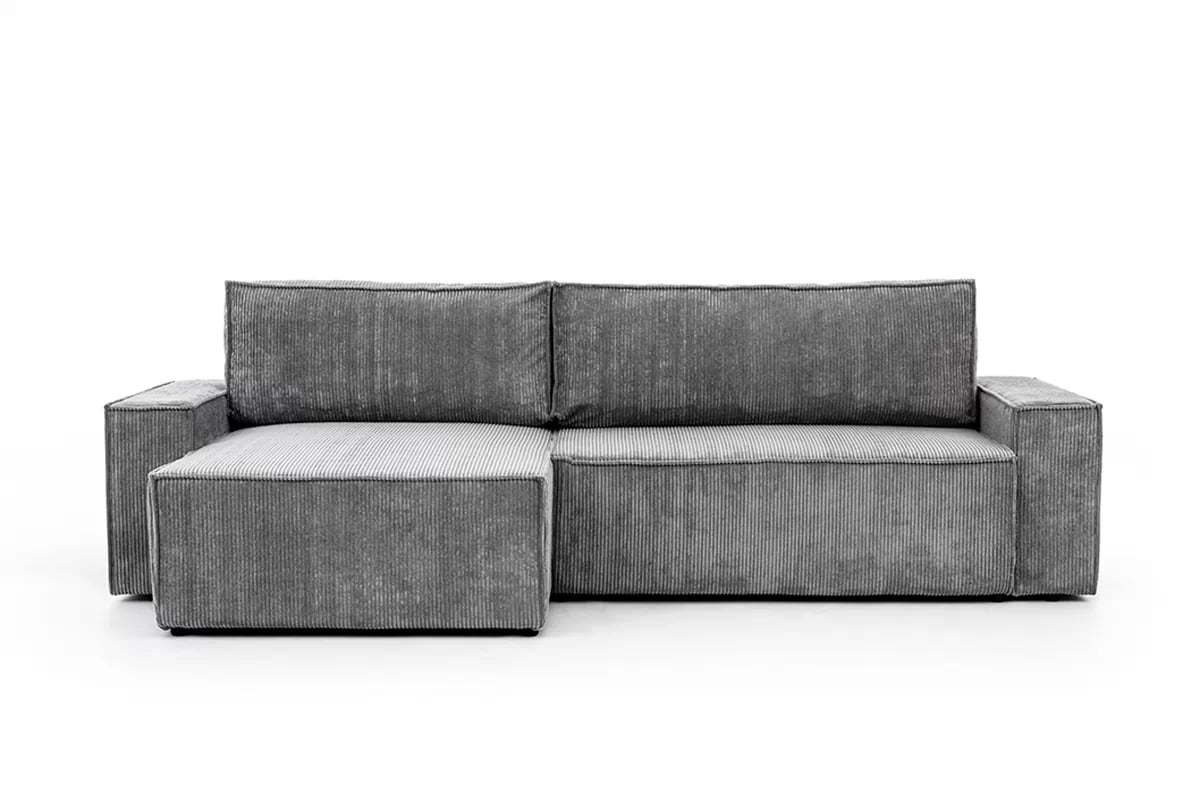 Rohová sedacia súprava ľavá rozkladacia Flabio Mini - šedý menčester Lincoln 90 Rohová sedacia súprava Flabio Mini