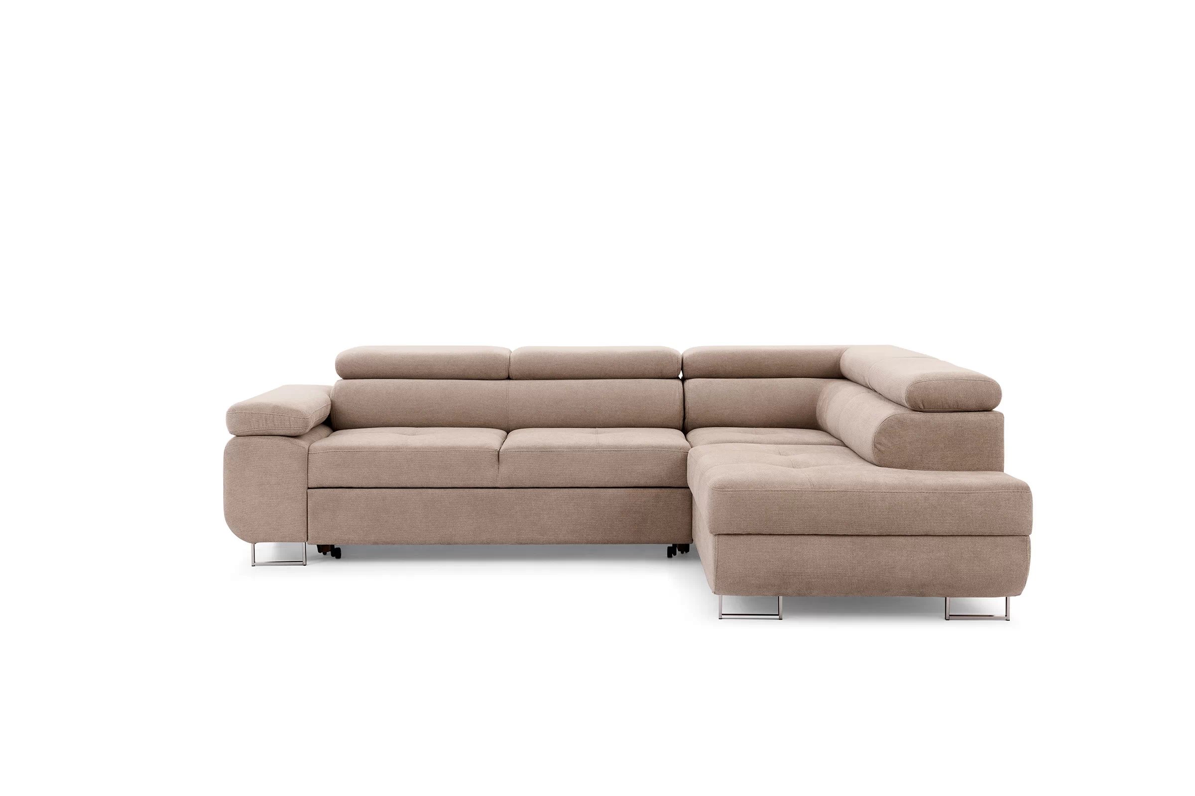 Rohová sedacia súprava Annabelle L - chrómové nožičky Rohová sedacia súprava Annabelle L s funkciou spánku - nožičky chromowane 