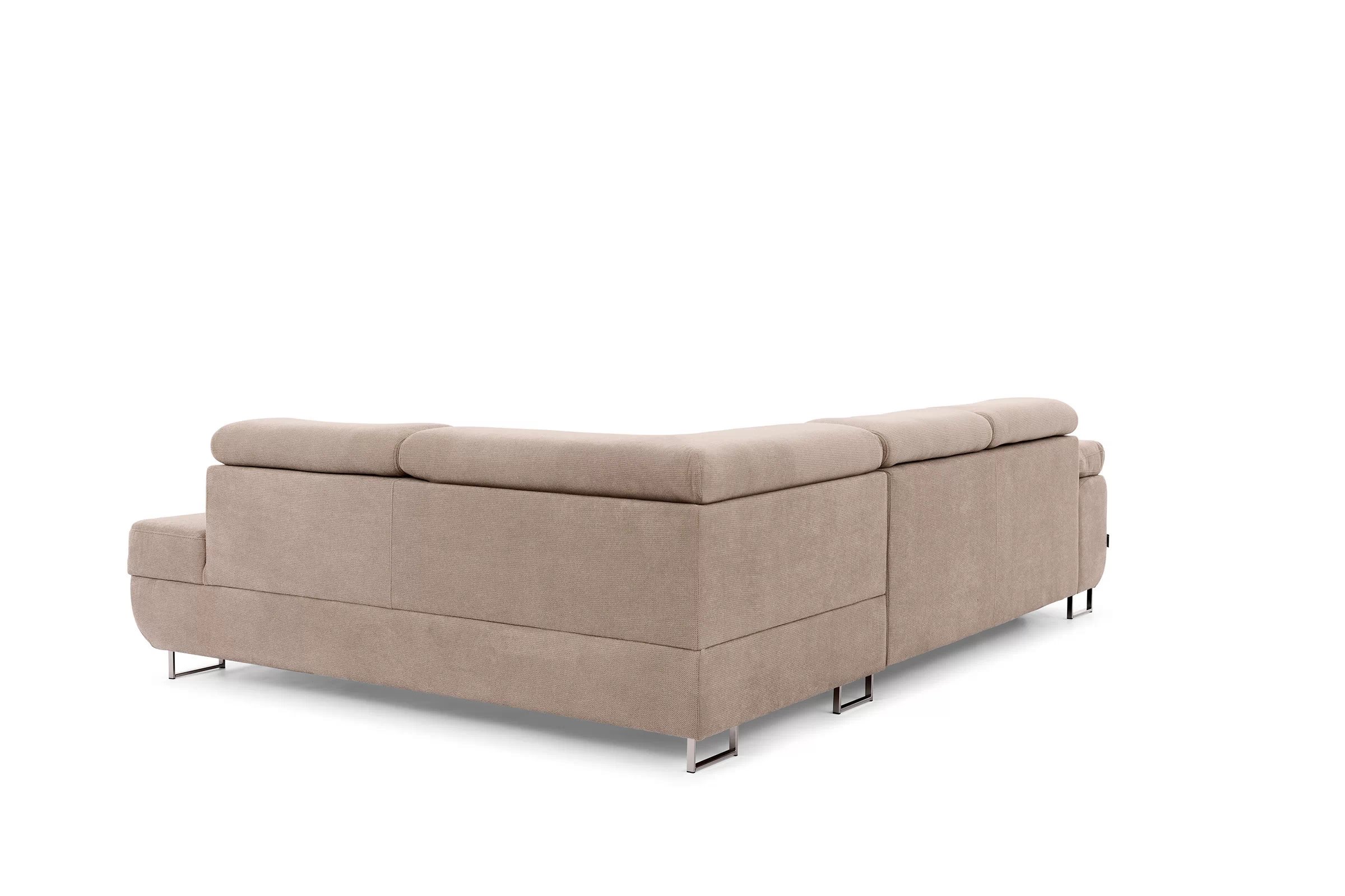 Rohová sedacia súprava Annabelle L - chrómové nožičky Rohová sedacia súprava Annabelle L s funkciou spánku - nožičky chromowane 