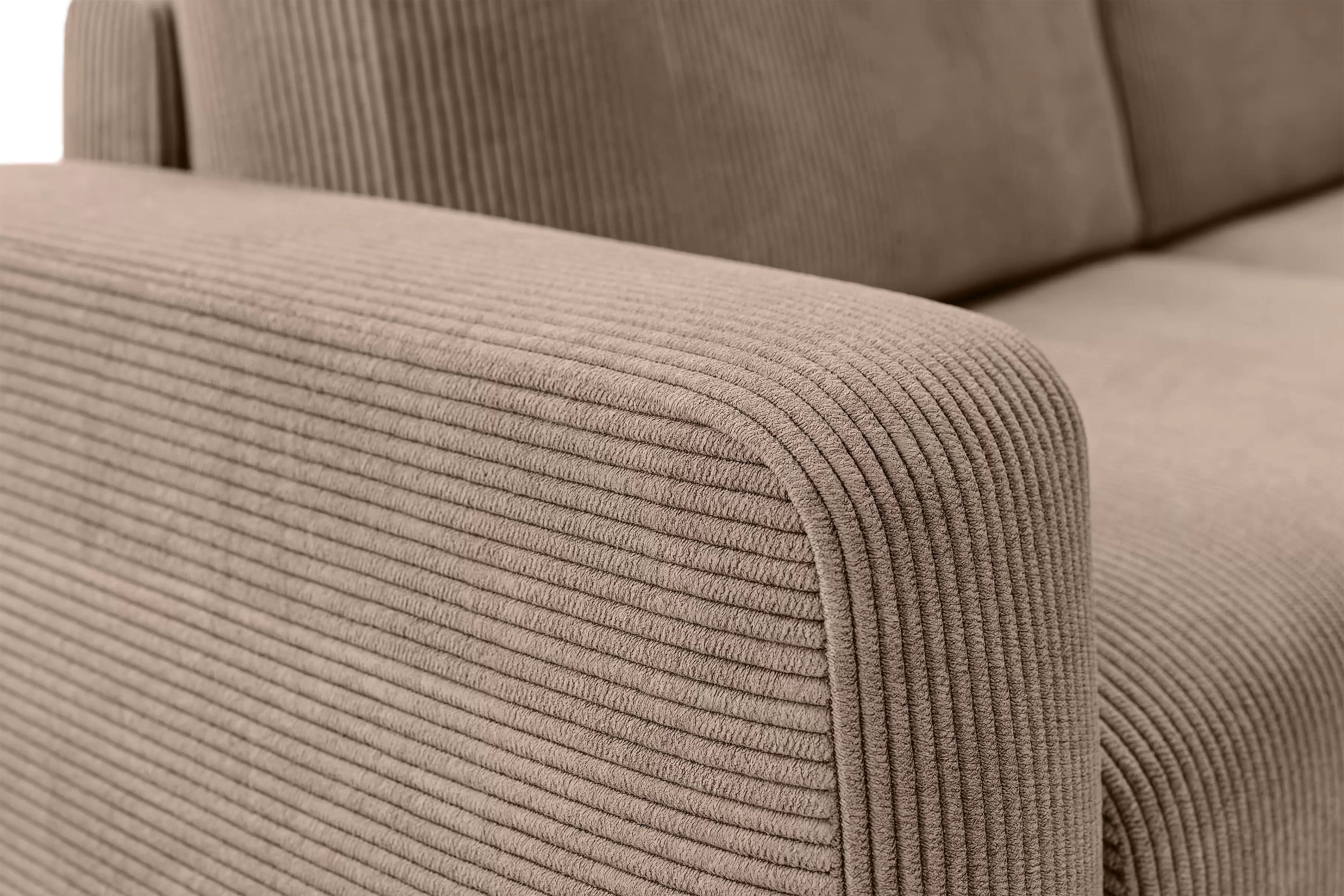 Rozkládací rohová sedací souprava Avia L - hnědá Lincoln 17 Rohová sedací souprava Avia L rozkládací uniwersalny prawo/levá - hnědá manšestr Lincoln 17 