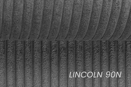 Rohová rozkládací sedací souprava Avia L - šedý manšestr Lincoln 90 Rohová sedací souprava Avia L rozkládací uniwersalny prawo/levá - šedá manšestr Lincoln 90