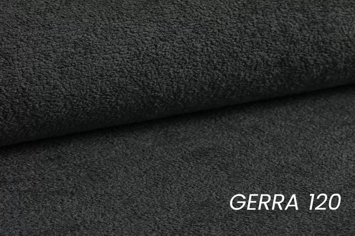 Rozkládací sedací souprava Avia L - grafitová Gerra 120 Rohová sedací souprava Avia Maxi rozkládací uniwersalny prawo/levá - grafitová boucle Gerra 120