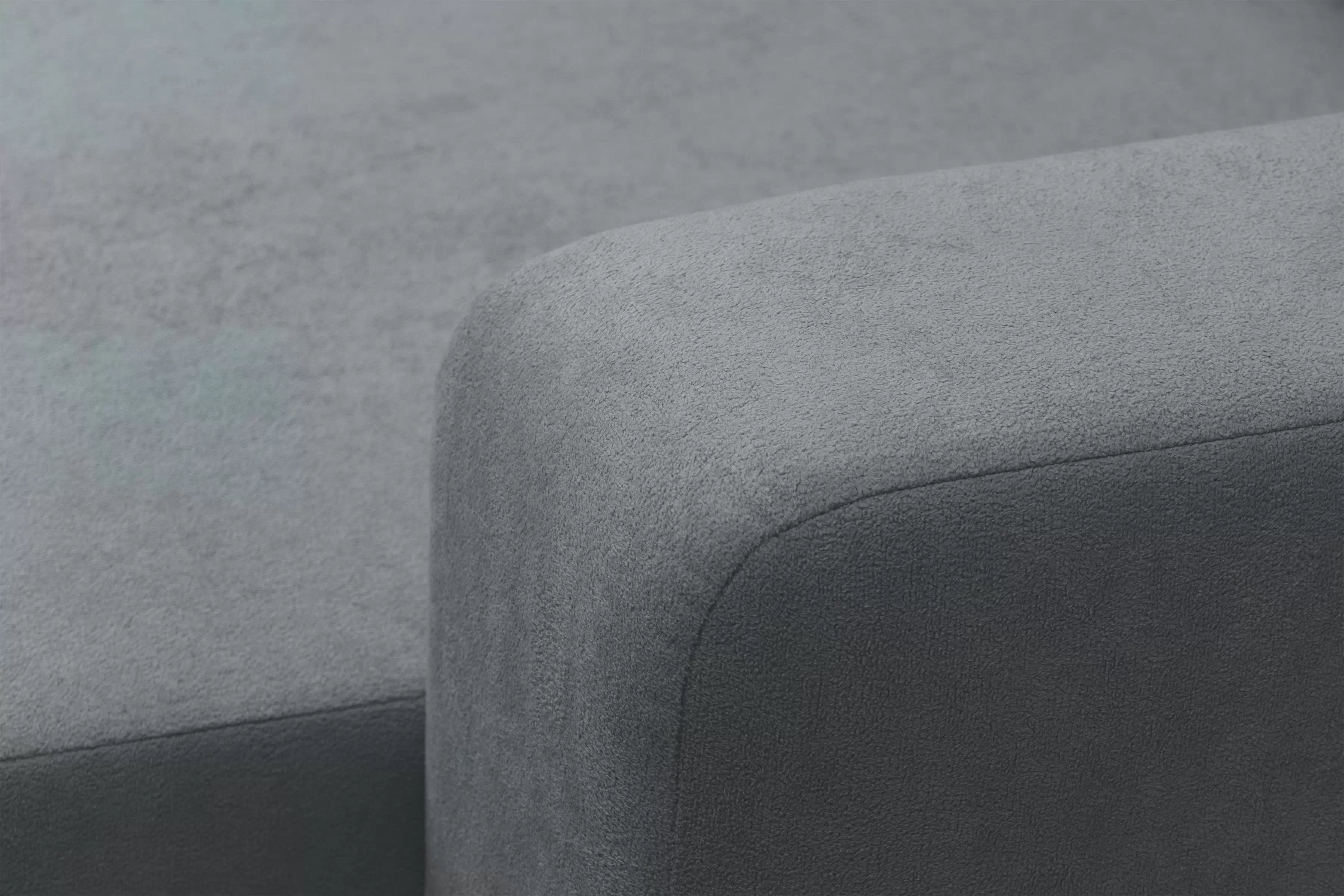 Rozkládací rohová sedací souprava Avia L - šedá Gerra 70 Rohová sedací souprava Avia Maxi rozkládací uniwersalny prawo/levá - šedá boucle Gerra 70