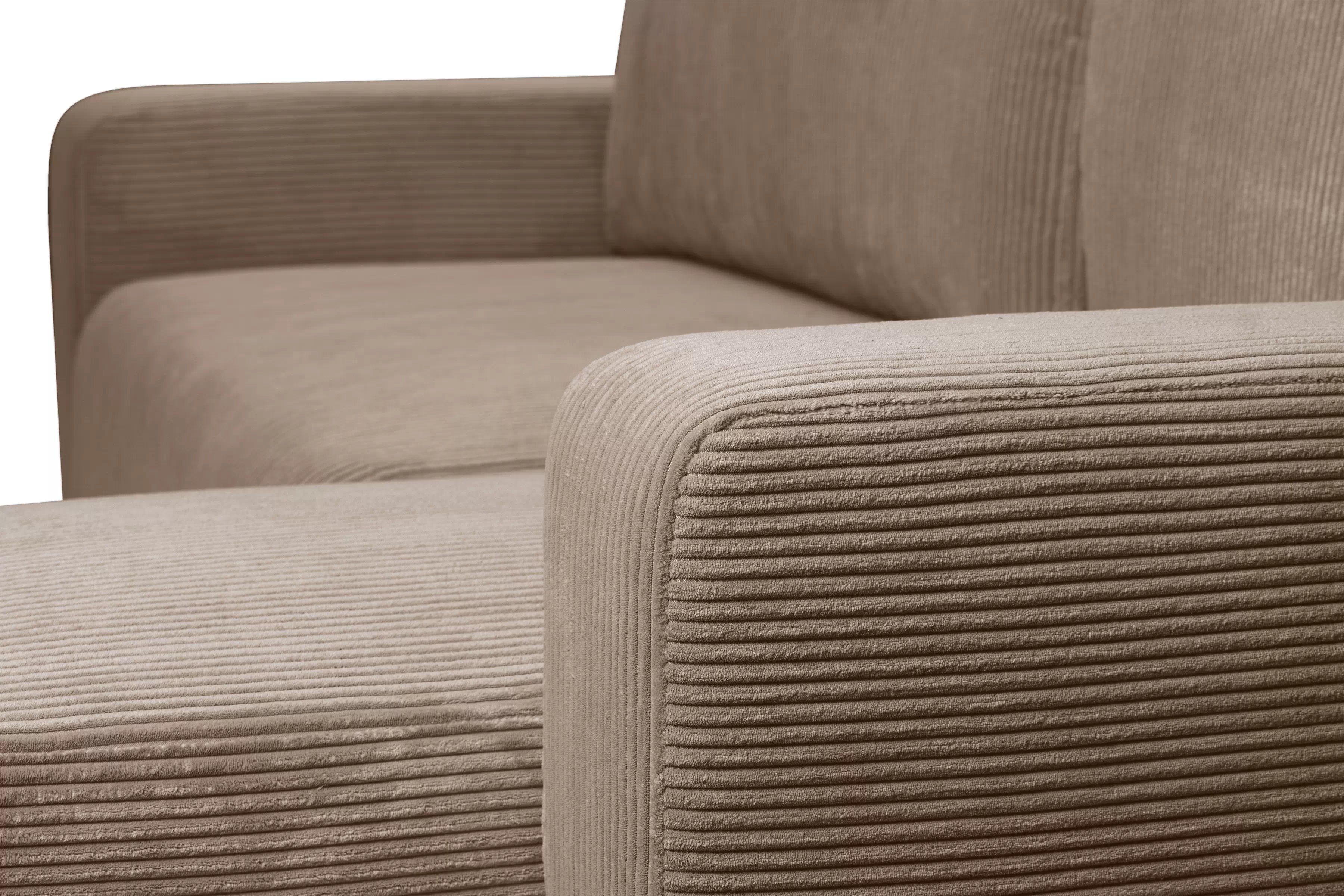 Rozkládací rohová sedací souprava Avia Mini - hnědá Lincoln 17 Rohová sedací souprava Avia Mini rozkládací uniwersalny prawo/levá - hnědá manšestr Lincoln 17