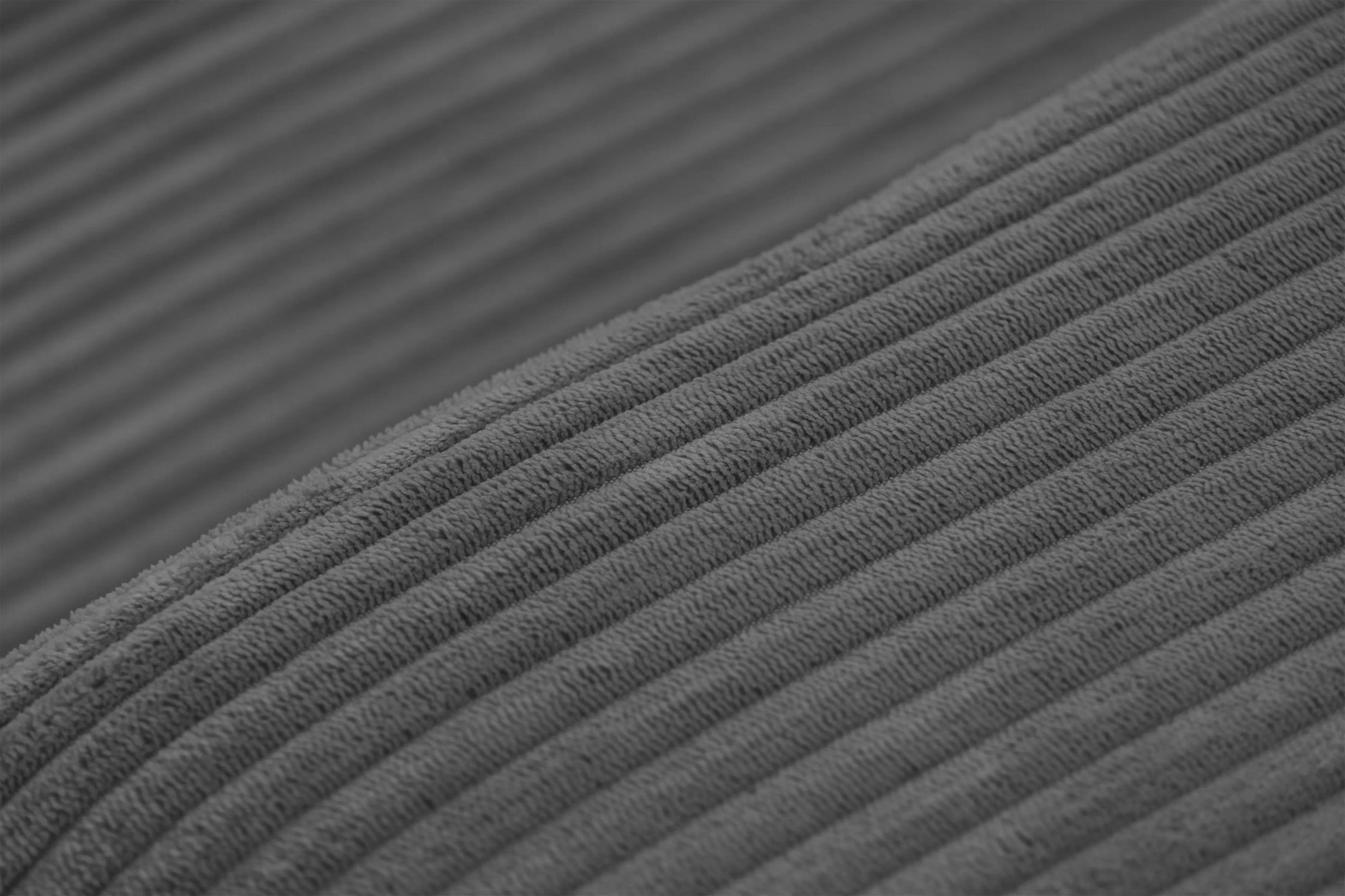 Rozkládací rohová sedací souprava Avia Mini - grafitová Lincoln 90 Rohová sedací souprava Avia Mini rozkládací uniwersalny prawo/levá - grafitová manšestr Lincoln 90