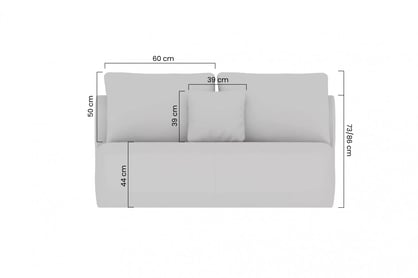 Rohová sedací souprava Finezal 2S+C+2P do obývacího pokoje - béžová tkanina Bellini 20 Rohová sedací souprava pro obývacího pokoje Finezal 2S+C+2P - béžová potahová látka Bellini 20 