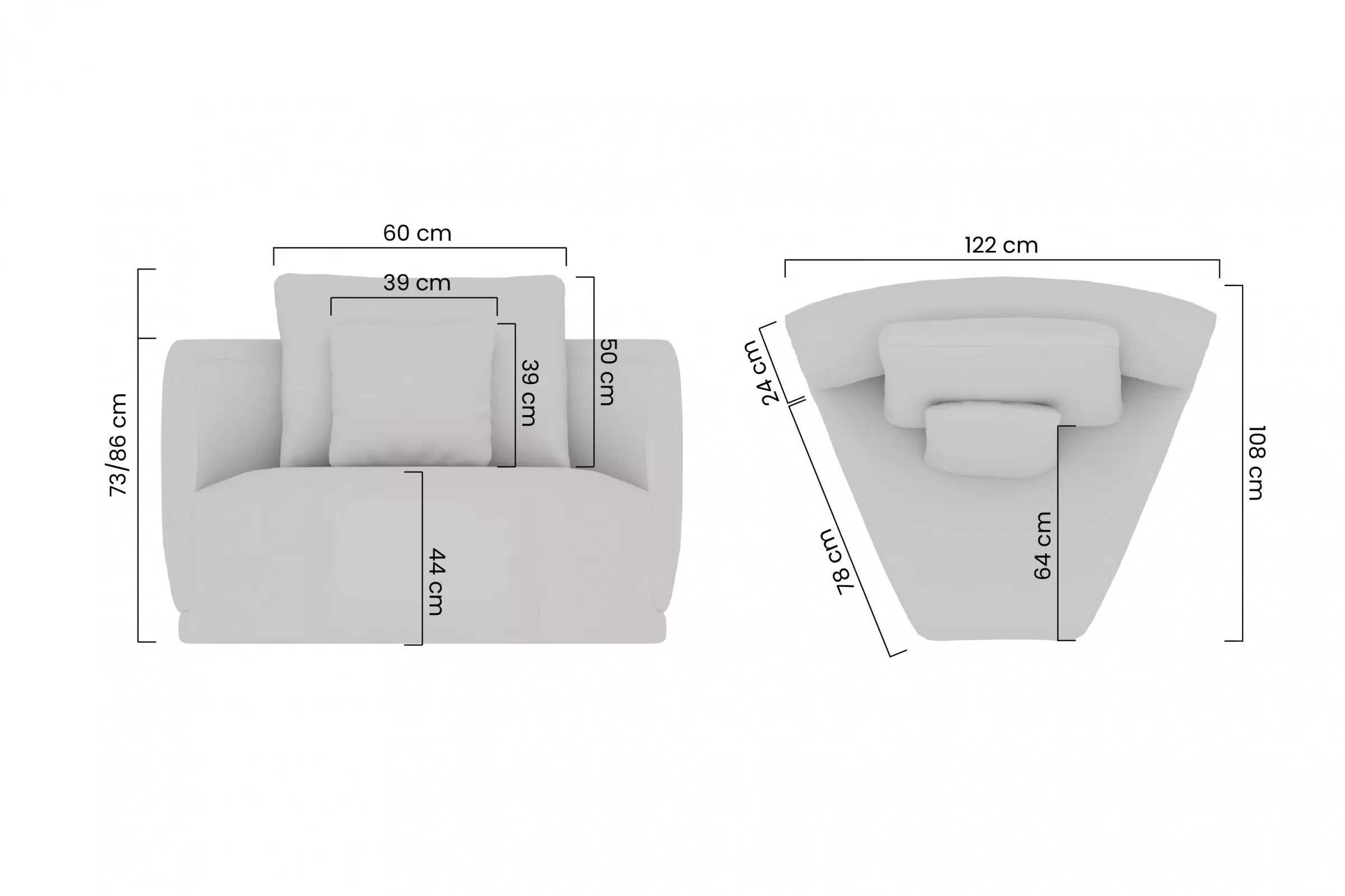 Rohová sedacia súprava Finezal 2S+C+2P do obývačky - béžová tkanina Bellini 20 Rohová sedacia súprava do obývacej izby Finezal 2S+C+2P - Béžová látka Bellini 20 