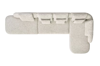 Rohová sedací souprava Finezal OTOL+2S+OTZP - béžová tkanina Tracy 211-04 Rohová sedací souprava pro obývacího pokoje Finezal OTOL+2S+OTZP - béžová plecionka Tracy 211-04