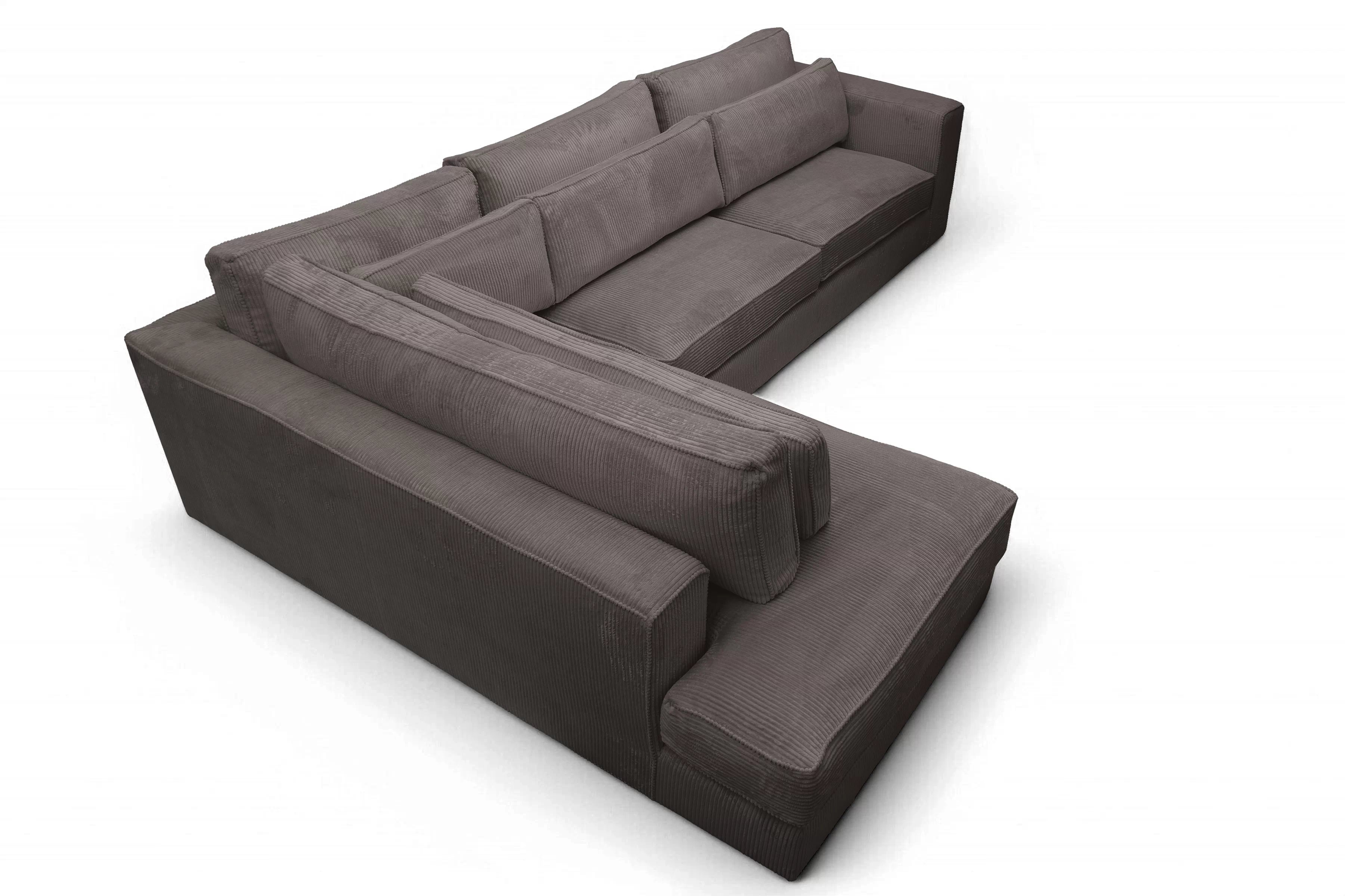 Rohová sedacia súprava Larina ľavá - hnedý menčester Lincoln 24 Rohová sedacia súprava do obývacej izby Larina Ľavá strana - Hnedý MENČESTER Lincoln 24