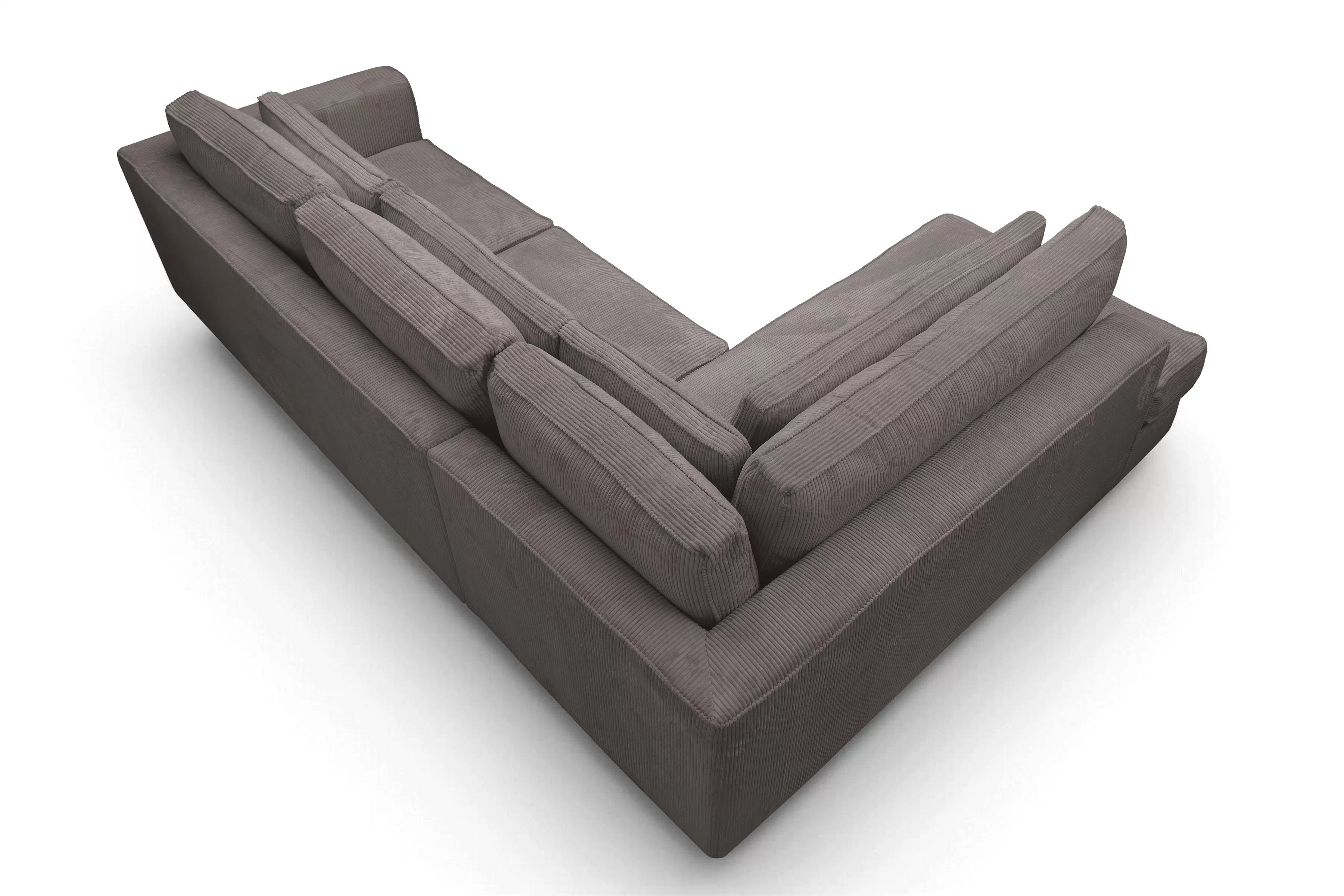 Rohová sedacia súprava Larina ľavá - hnedý menčester Lincoln 24 Rohová sedacia súprava do obývacej izby Larina Ľavá strana - Hnedý MENČESTER Lincoln 24