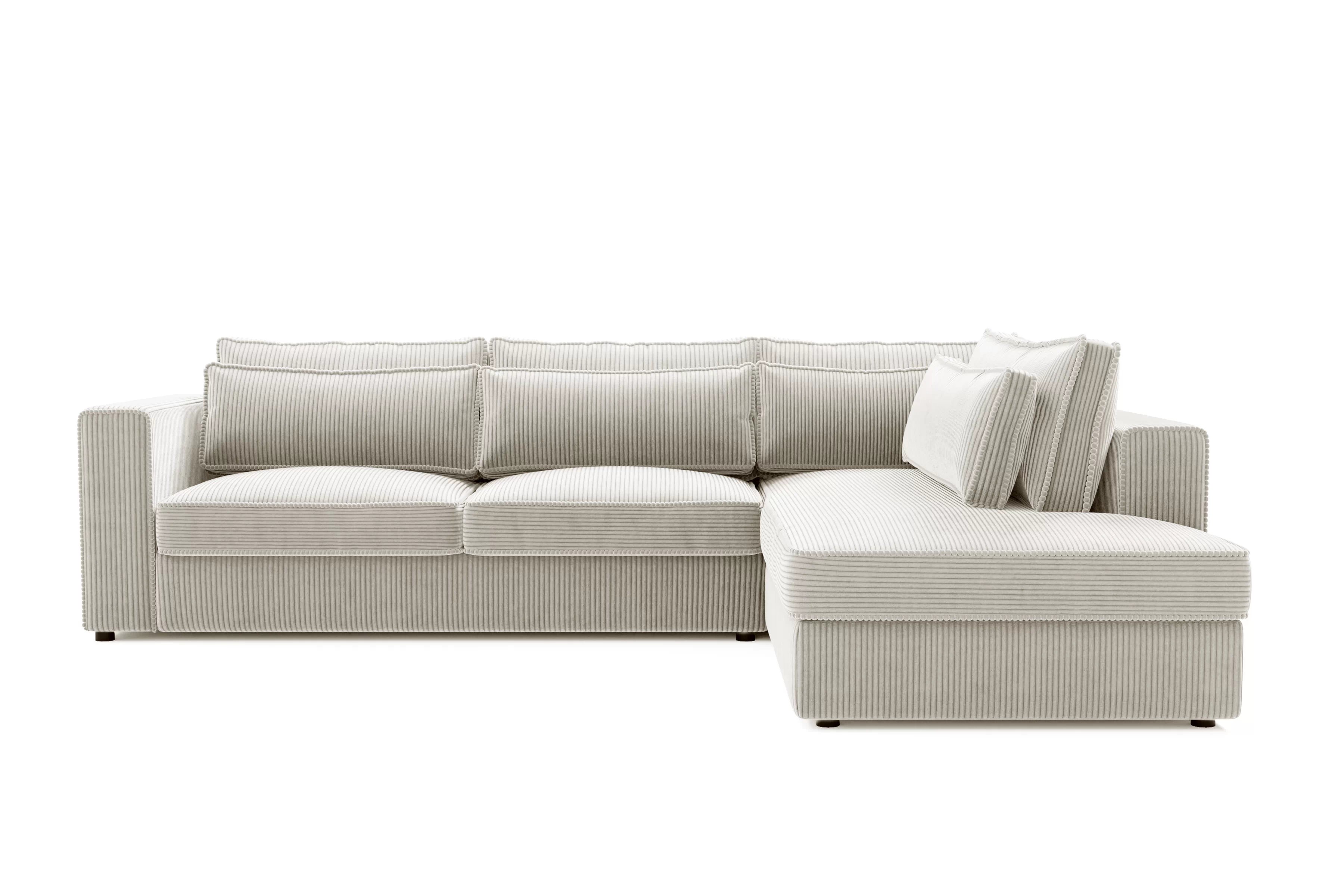 Rohová sedacia súprava Larina pravá - béžový menčester Lincoln 03 Rohová sedacia súprava do obývacej izby Larina pravá strana - béžový MENČESTER Lincoln 03