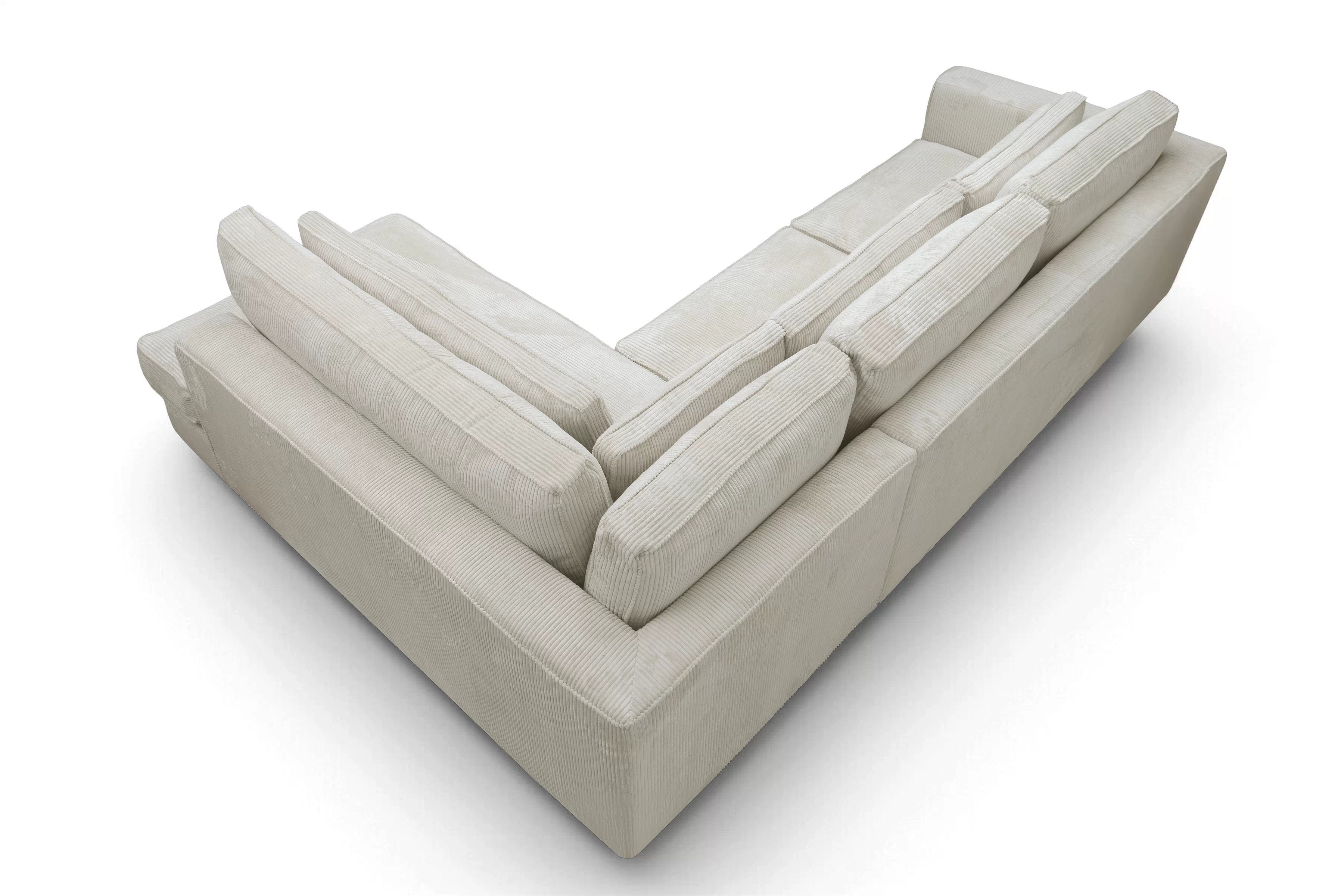 Rohová sedacia súprava Larina pravá - béžový menčester Lincoln 03 Rohová sedacia súprava do obývacej izby Larina pravá strana - béžový MENČESTER Lincoln 03