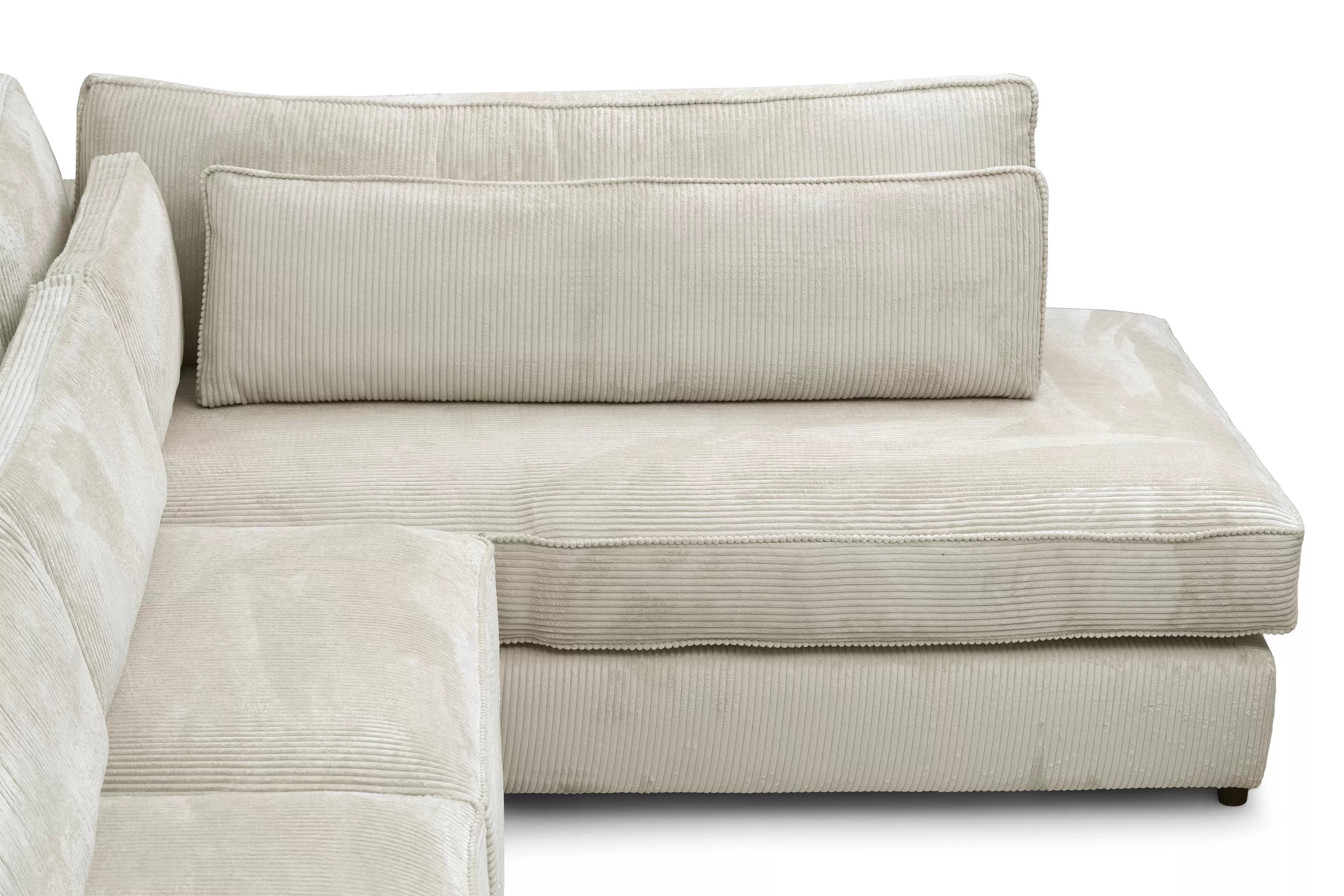 Rohová sedacia súprava Larina pravá - béžový menčester Lincoln 03 Rohová sedacia súprava do obývacej izby Larina pravá strana - béžový MENČESTER Lincoln 03