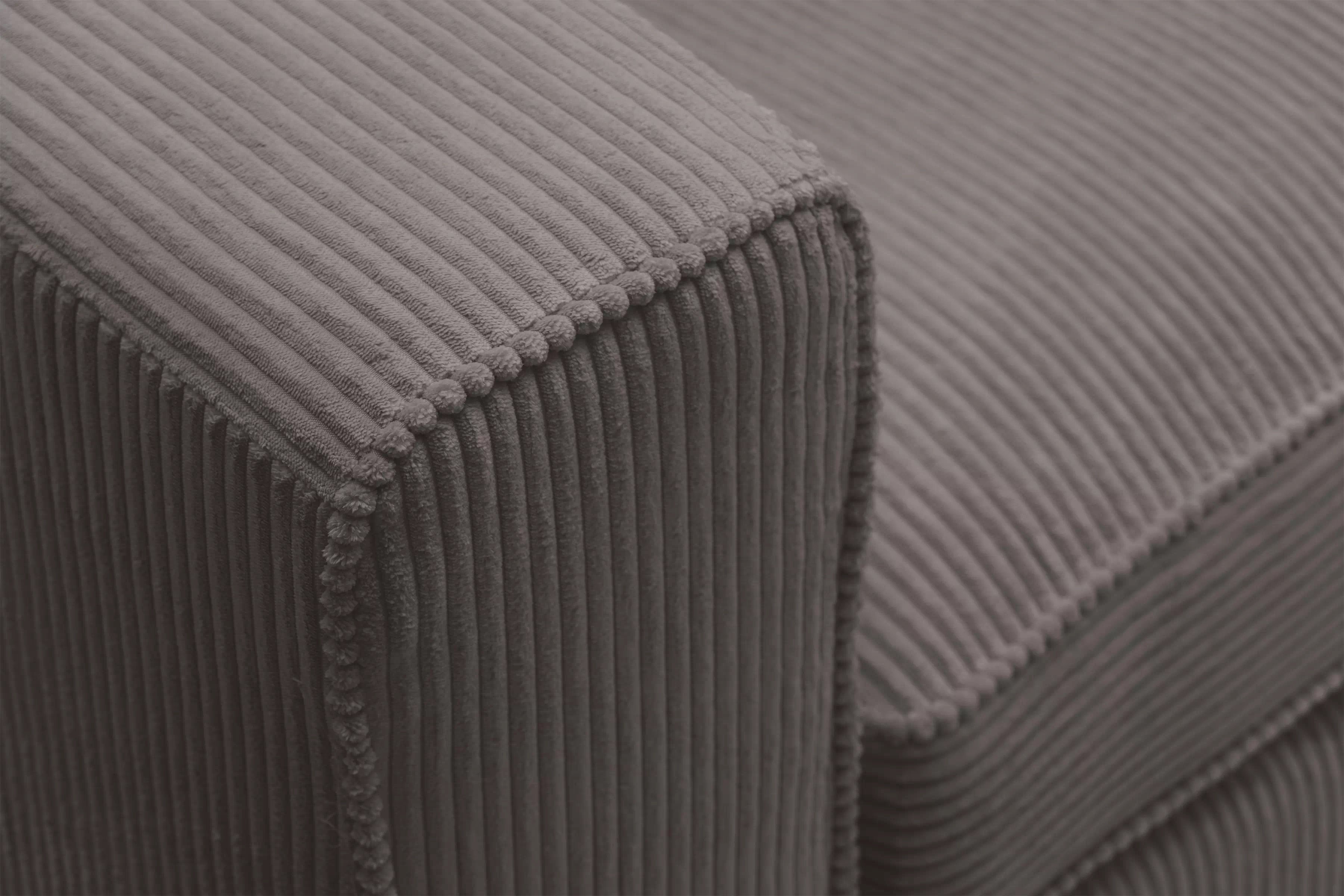 Rohová sedací souprava Larina pravá - hnědá Lincoln 24 Rohová sedací souprava pro obývacího pokoje Larina pravá - hnědá manšestr Lincoln 24