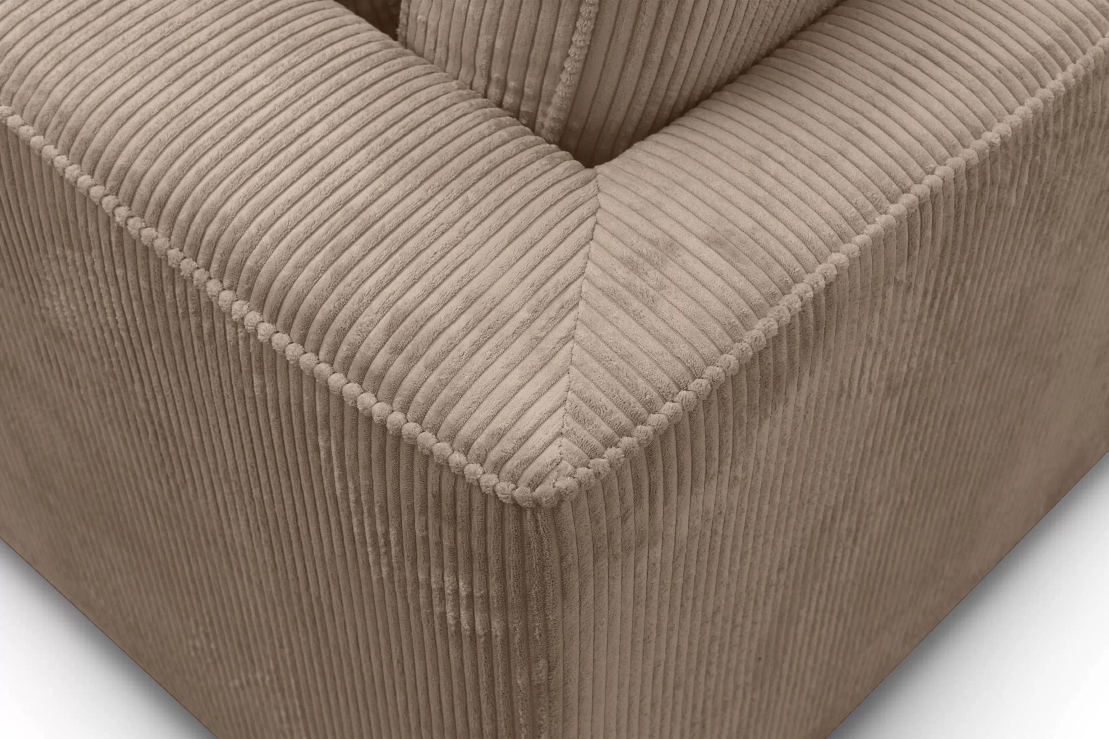 Rohová sedacia súprava Larina pravá - svetlohnedý menčester Lincoln 17 Rohová sedacia súprava do obývacej izby Larina pravá strana - jasnobrazowy MENČESTER Lincoln 17