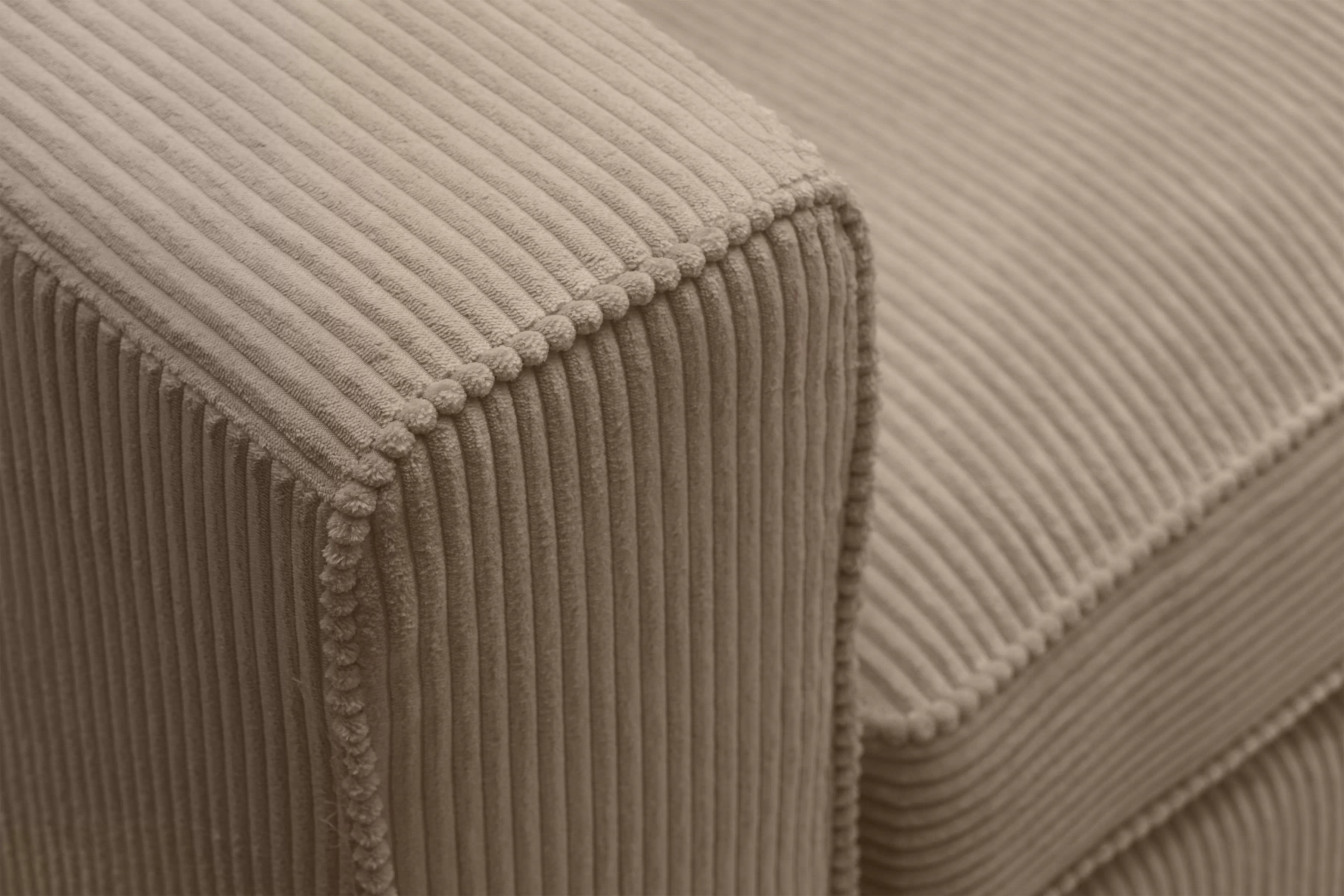 Rohová sedacia súprava Larina pravá - svetlohnedý menčester Lincoln 17 Rohová sedacia súprava do obývacej izby Larina pravá strana - jasnobrazowy MENČESTER Lincoln 17