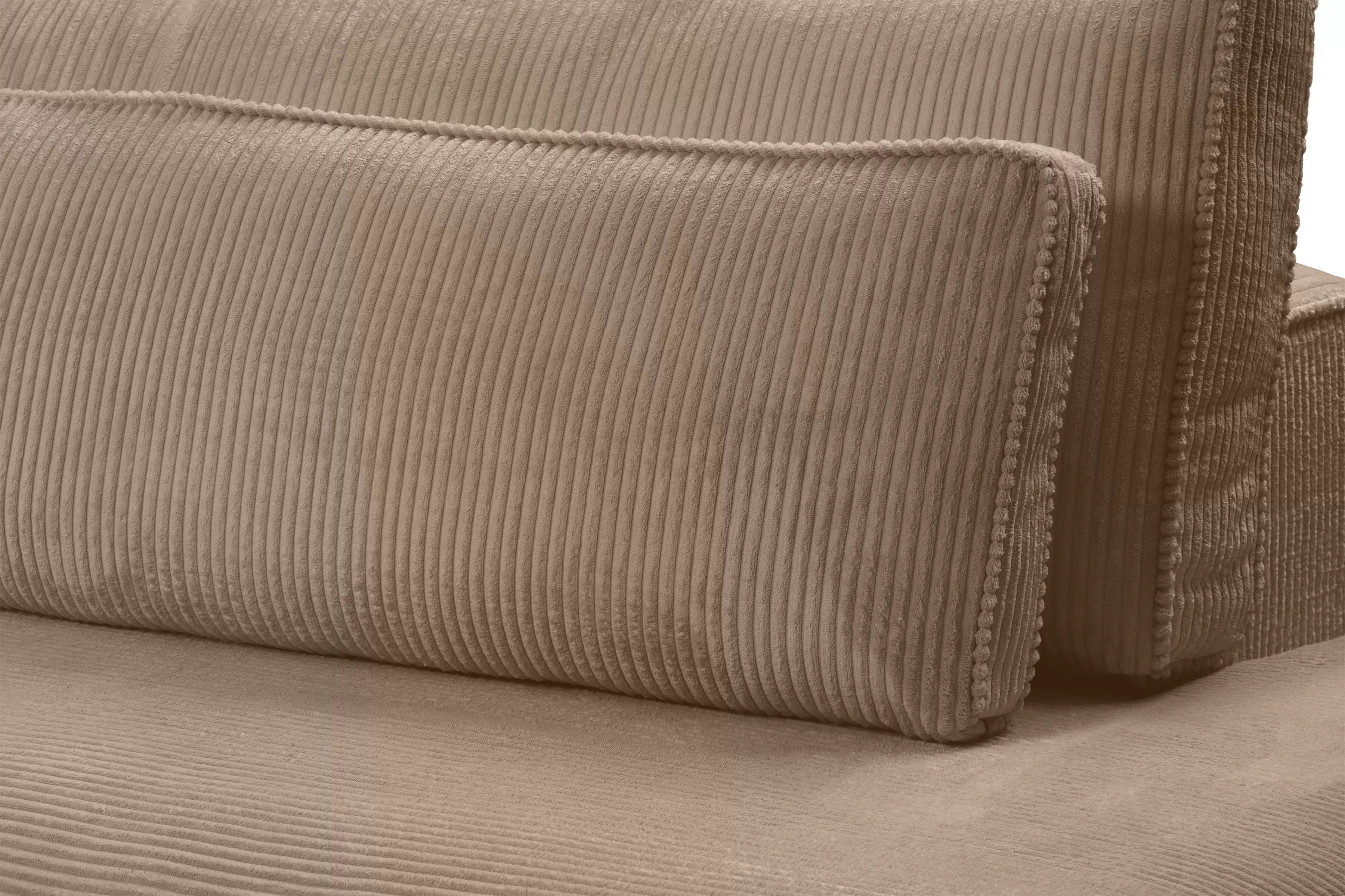 Rohová sedacia súprava Larina pravá - svetlohnedý menčester Lincoln 17 Rohová sedacia súprava do obývacej izby Larina pravá strana - jasnobrazowy MENČESTER Lincoln 17