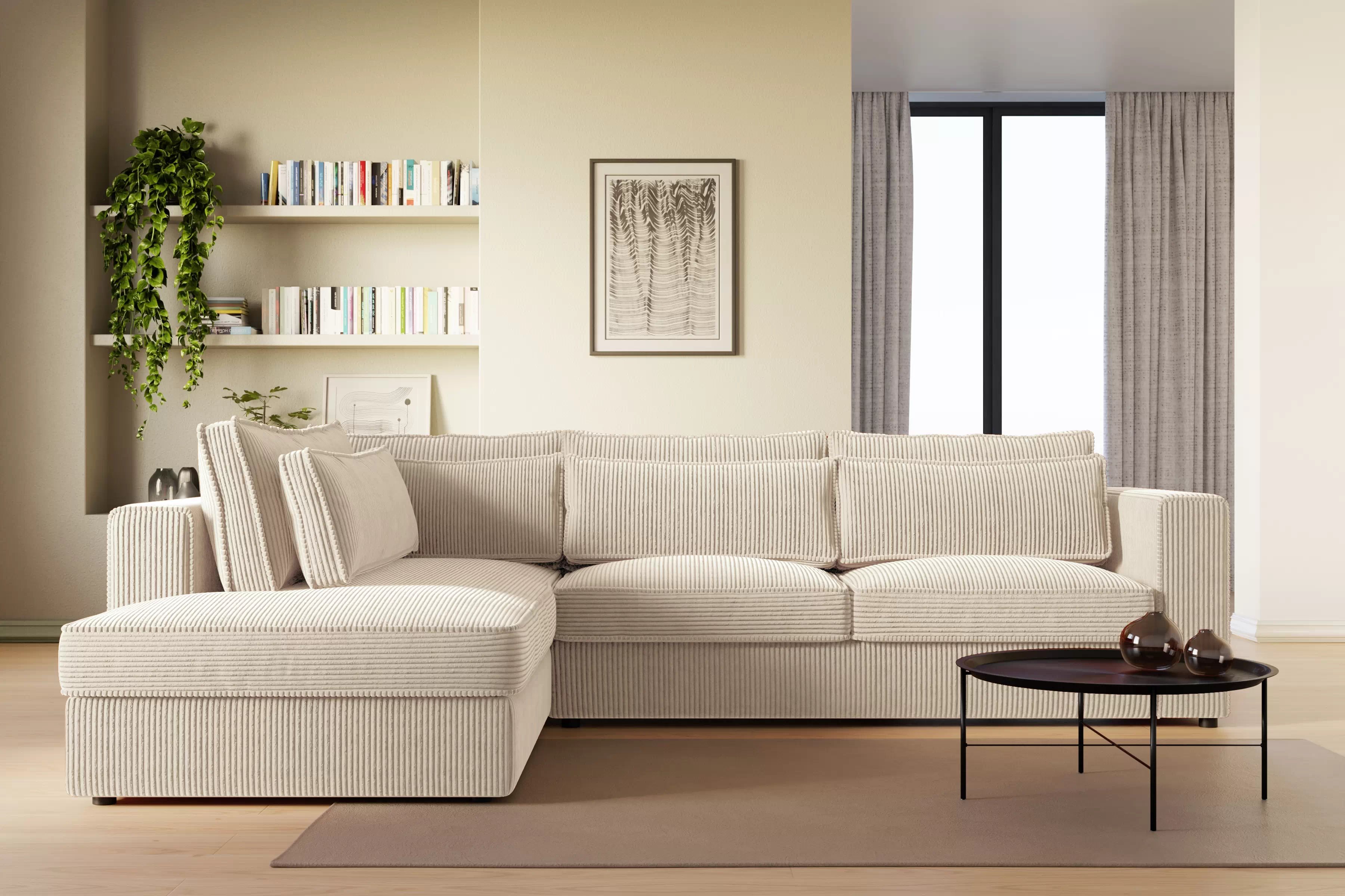 Rohová sedací souprava Larina Rohová sedací souprava do obývacího pokoje Larina