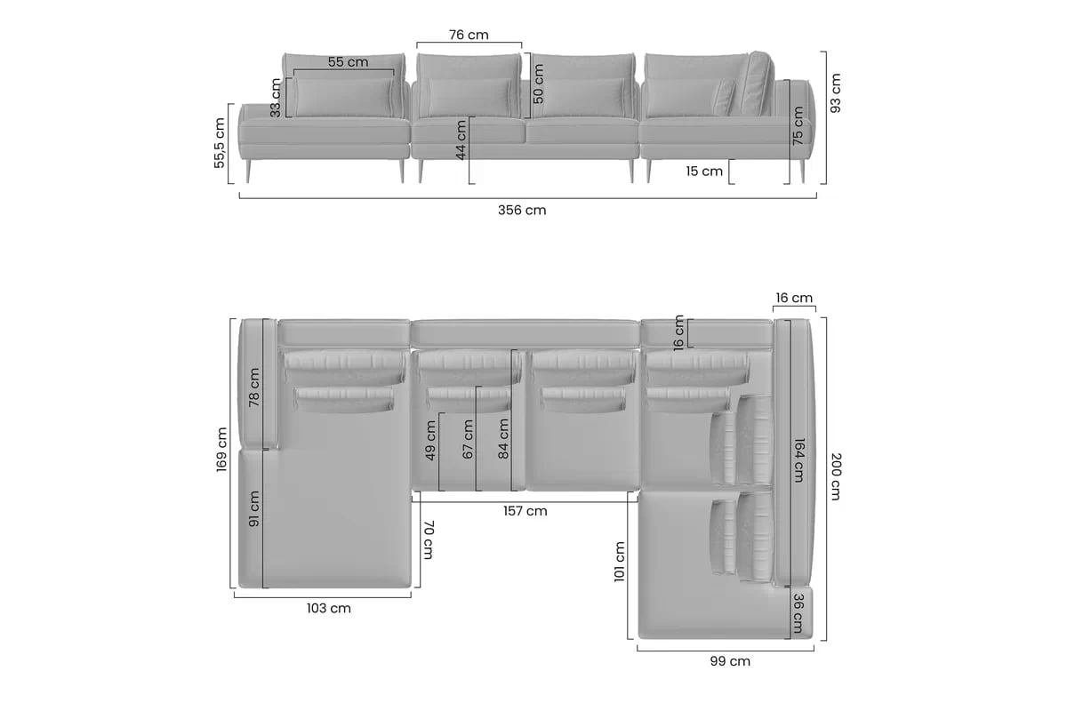 Rohová sedací souprava Nicole U Rohová sedací souprava do obývacího pokoje Nicole U
