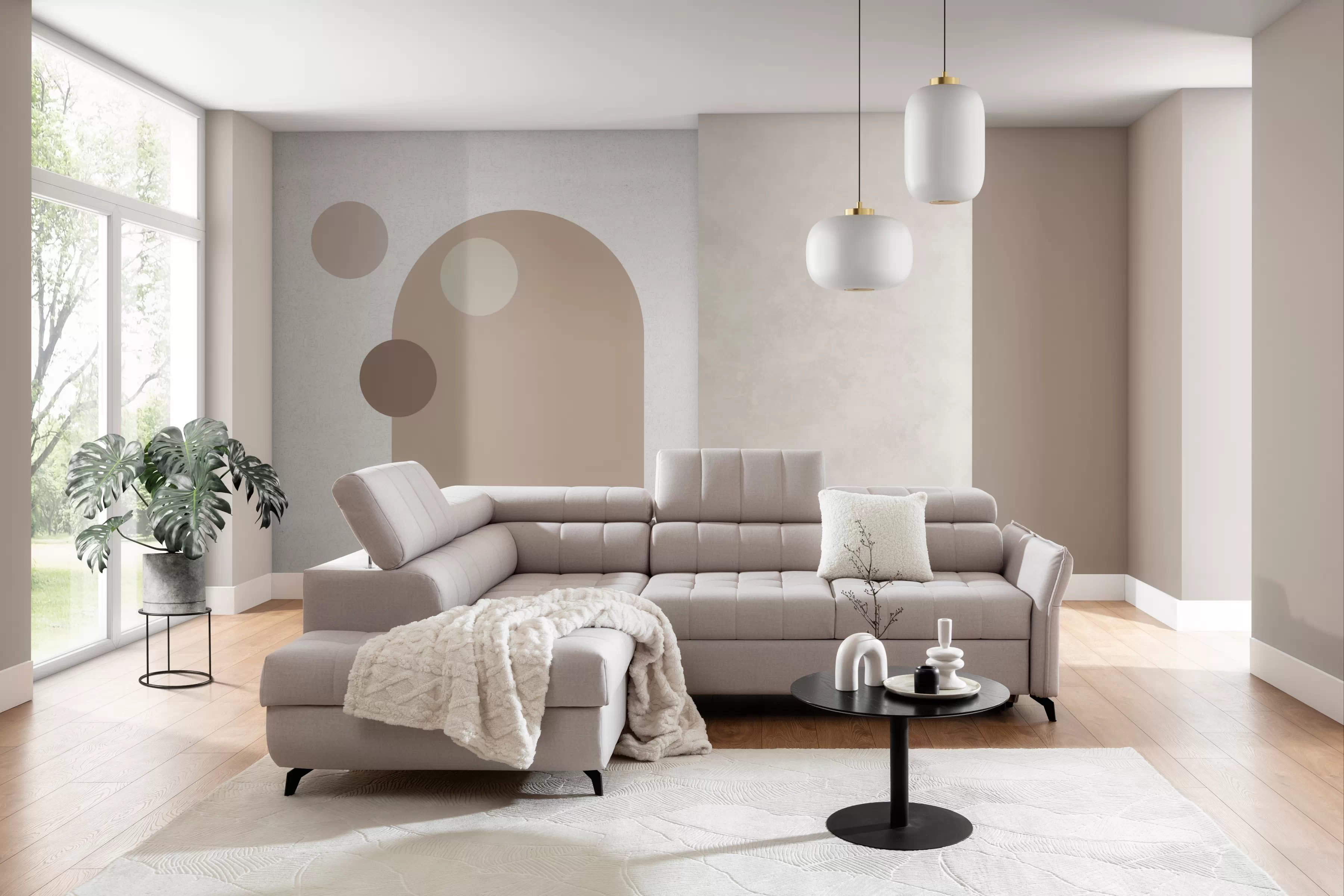 Rozkládací rohová sedací souprava Elarias L Rohová sedací souprava Elarias L rozkládací 