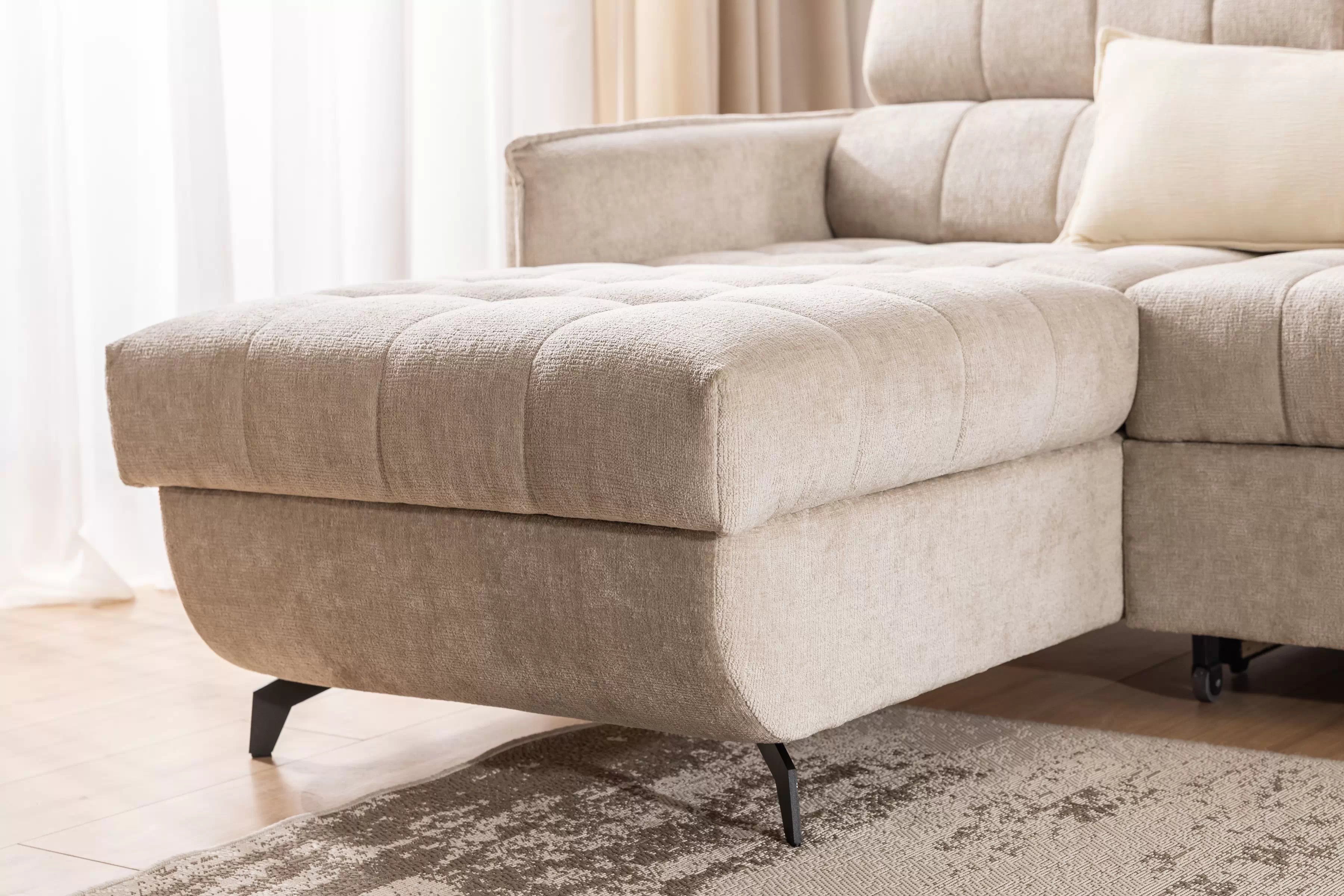 Rozkladacia rohová sedacia súprava Elarias Mini univerzálna Rohová sedacia súprava Elarias Mini s funkciou spánku uniwersalny Ľavý/Pravý