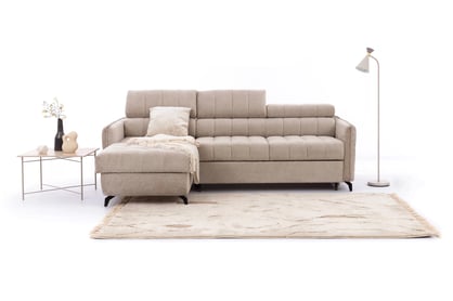 Rozkladacia rohová sedacia súprava Elarias Mini univerzálna Rohová sedacia súprava Elarias Mini s funkciou spánku uniwersalny Ľavý/Pravý