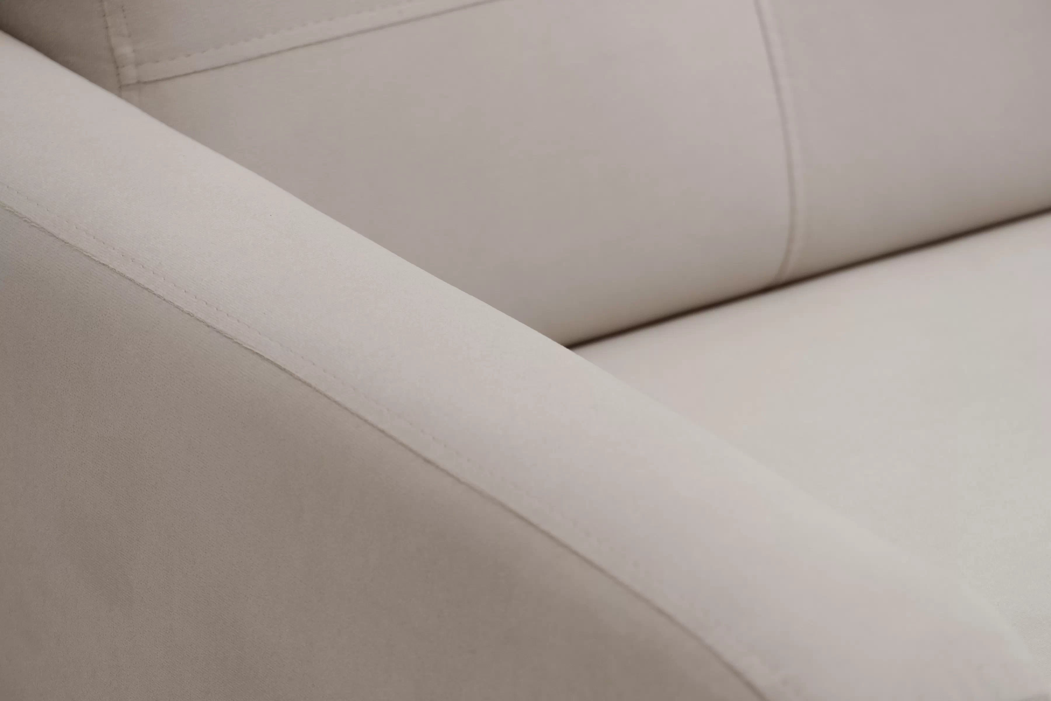 Rohová sedačka Filo s rozkladom univerzálna ľavá/pravá - béžový zamat Jasmine 22 Rohová sedacia súprava Filo s funkciou spánku uniwersalny Ľavý/Pravý - béžový velúr Jasmine 22